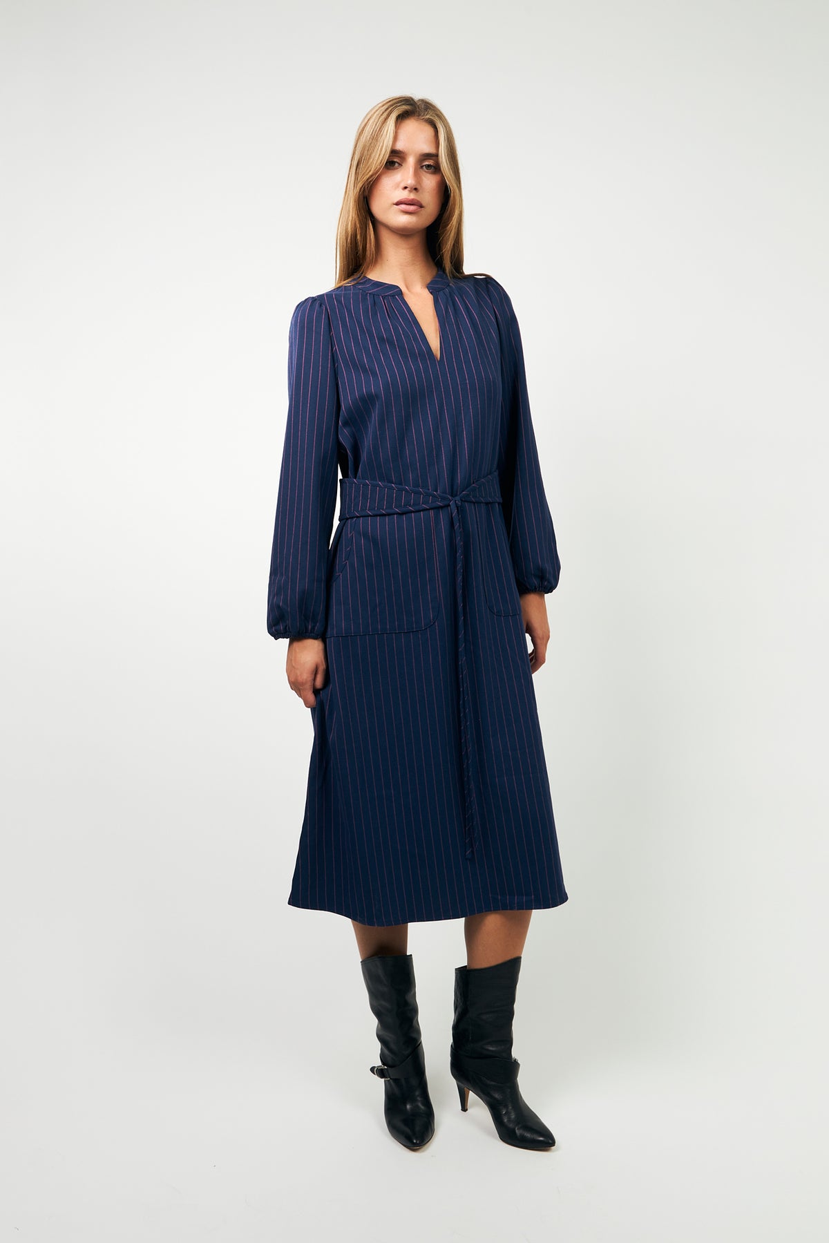 Lollys Laundry ParisLL Midi Dress Dress 27 Dark Navy