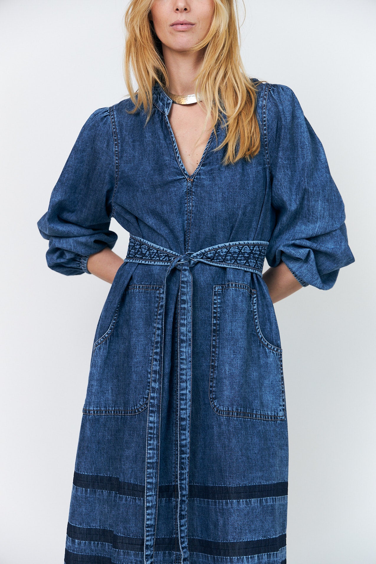 Lollys Laundry ParisLL Midi Dress Dress 20 Blue