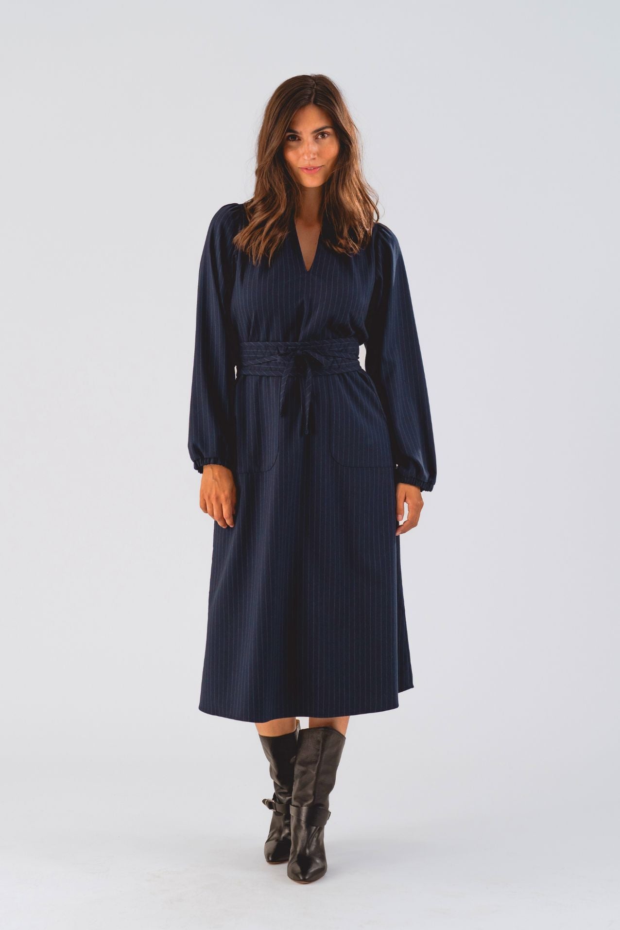 ParisLL Midi Dress - Dark Navy
