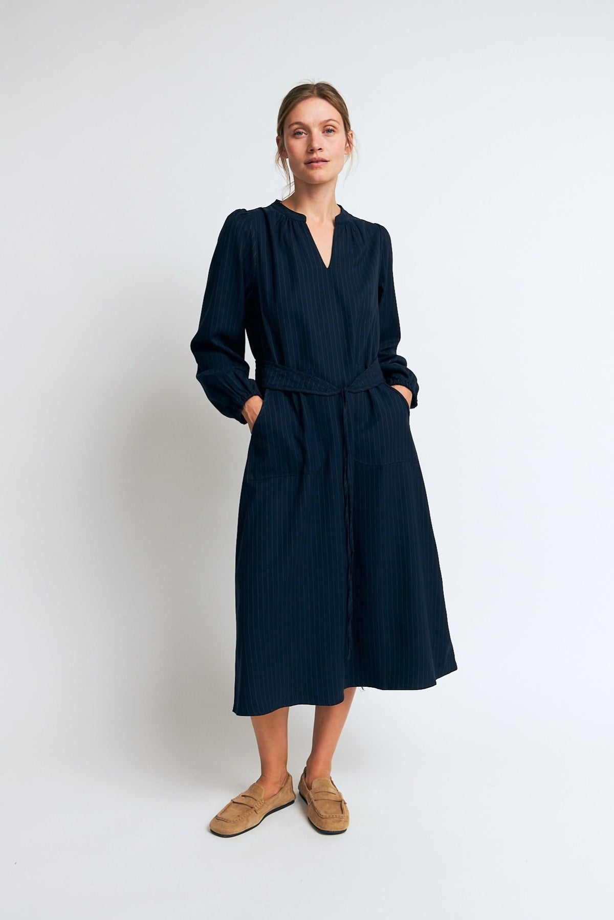 ParisLL Midi Dress - Dark Navy