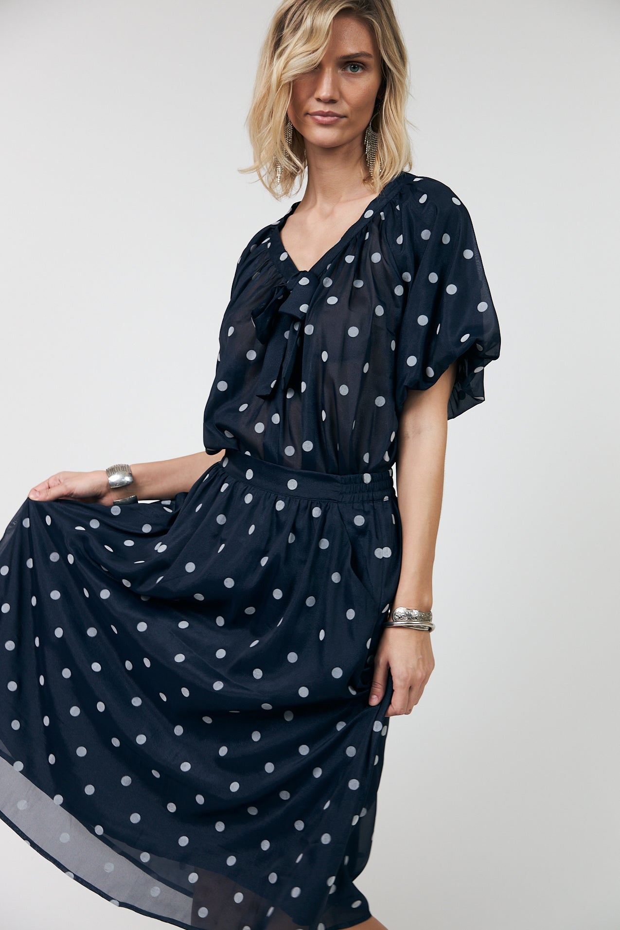 PineLL Blouse - Dark Blue