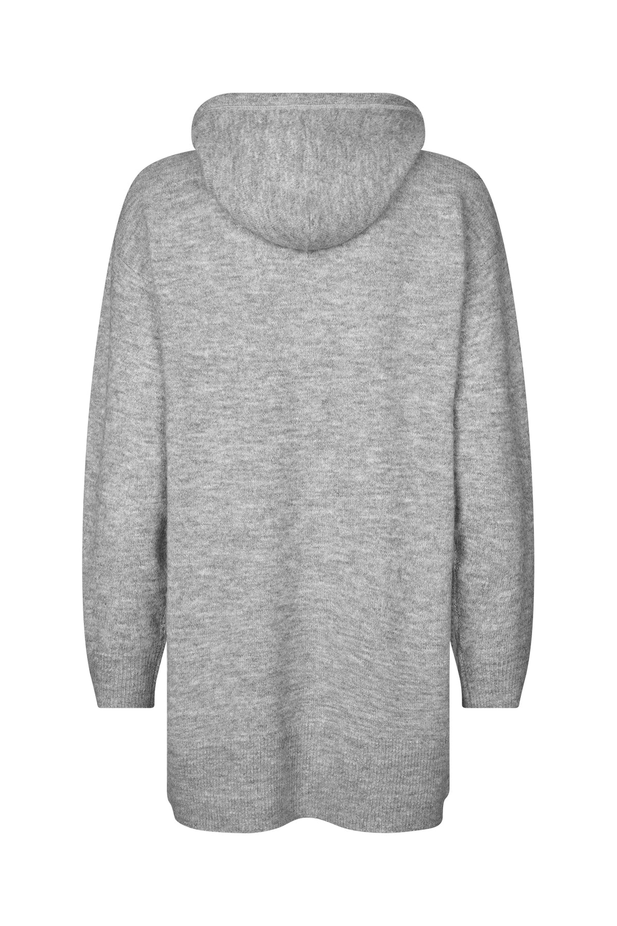 Lollys Laundry PortlandLL Knit Hoodie Jumper 11 Grey Melange