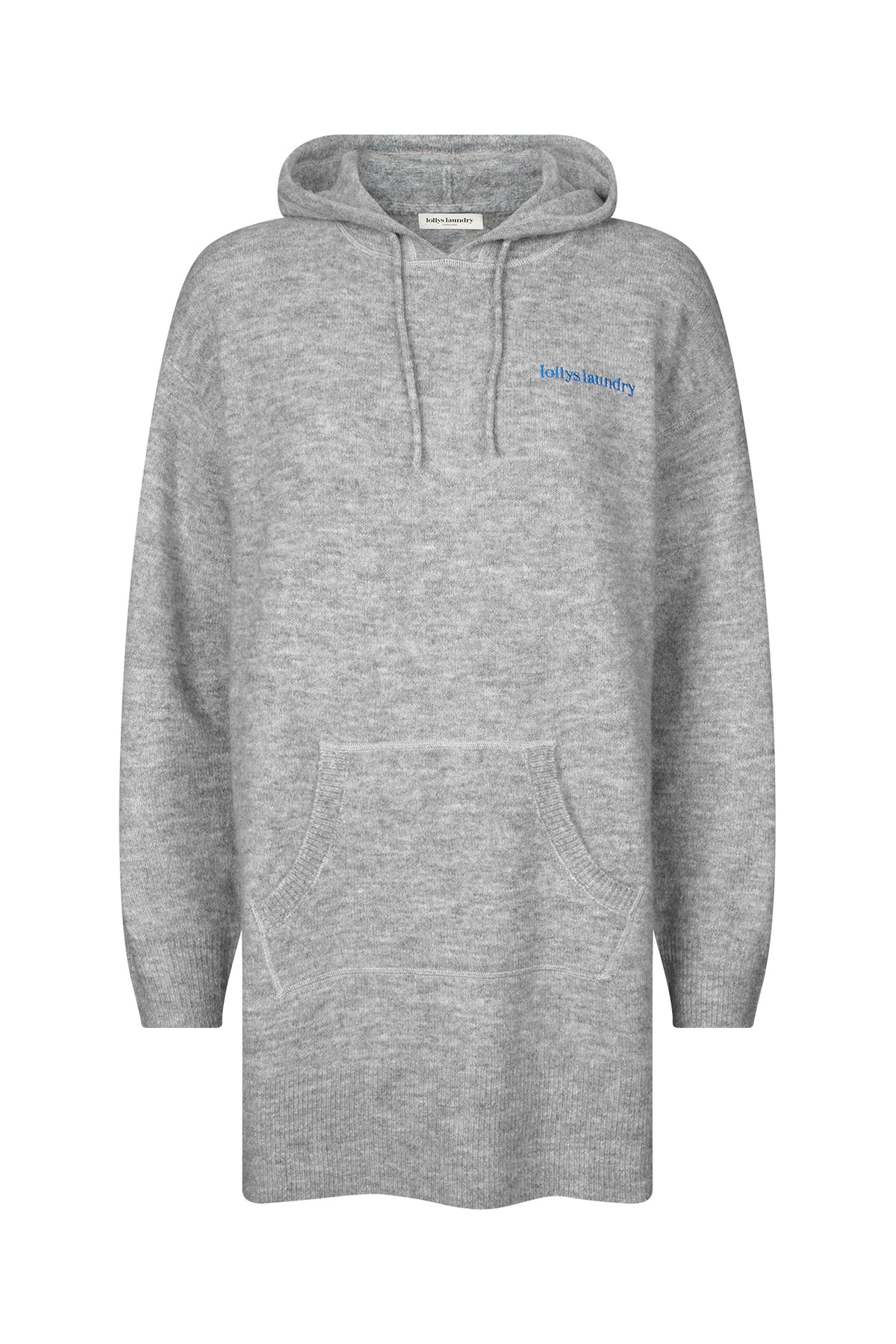 Lollys Laundry PortlandLL Knit Hoodie Jumper 11 Grey Melange
