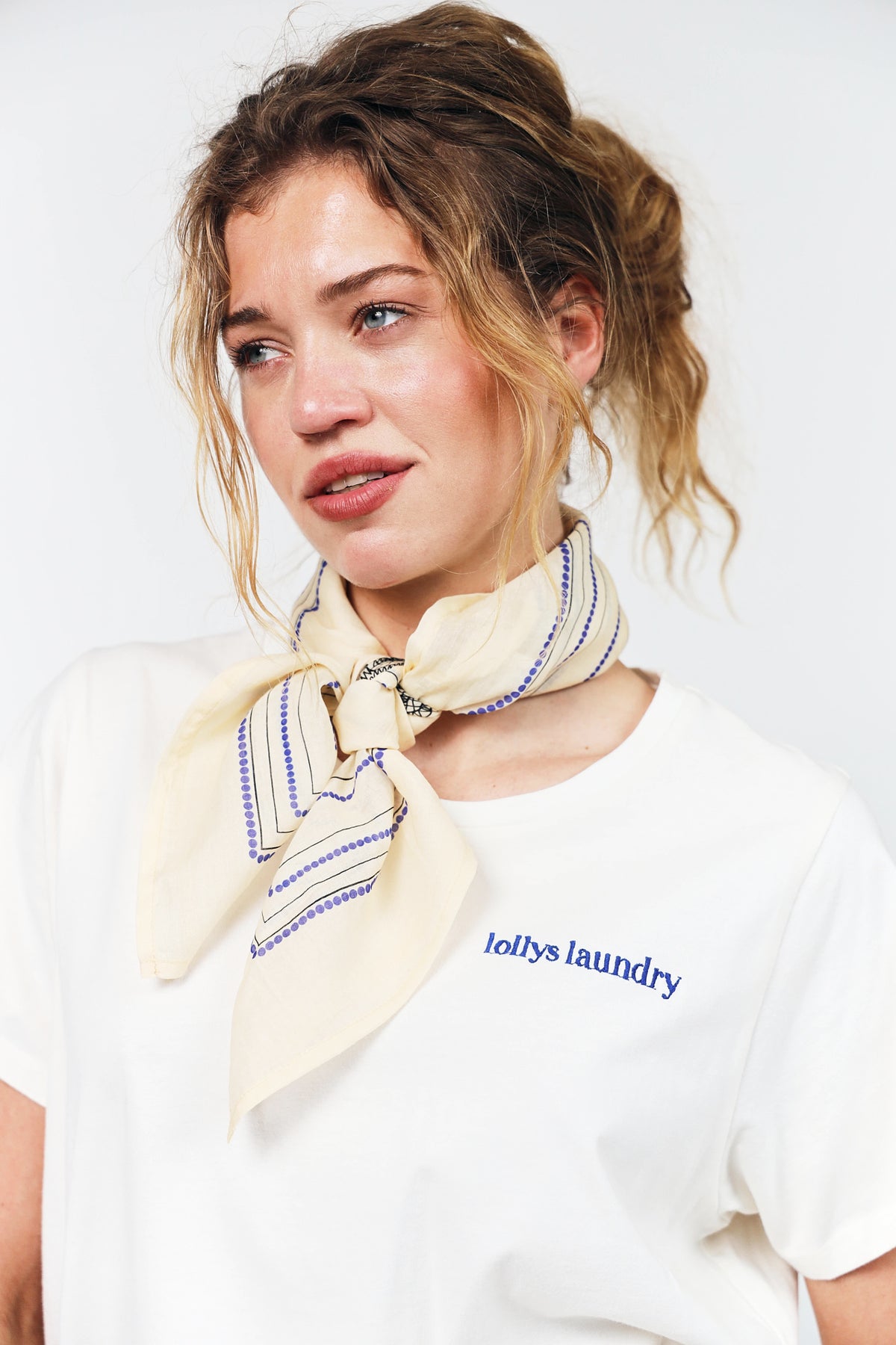 Lollys Laundry RoanLL Scarf Scarf 02 Creme