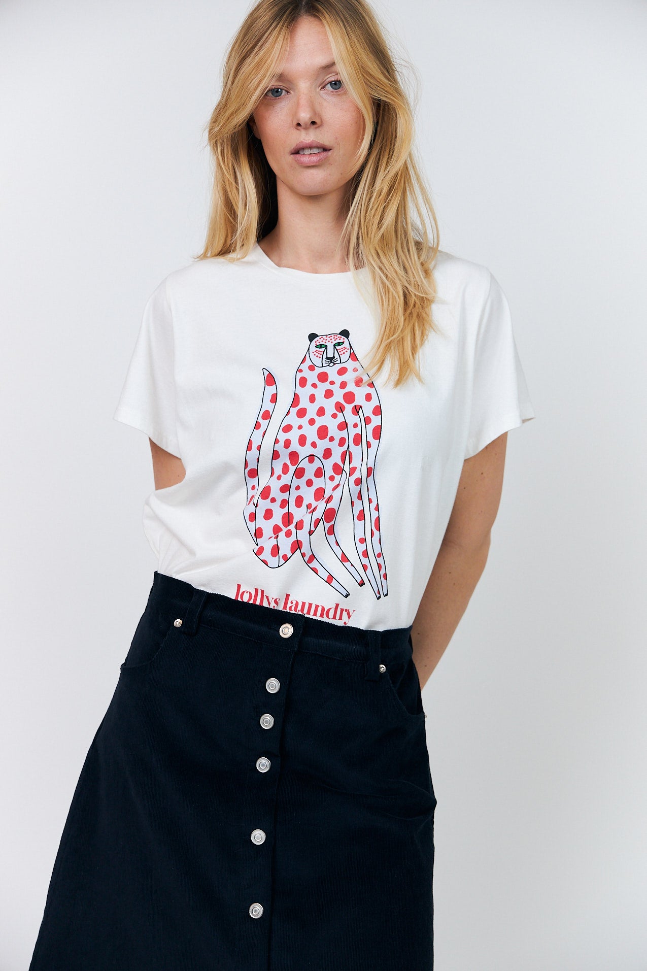 Lollys Laundry RomaLL Cat T-Shirt T-shirt 01 White