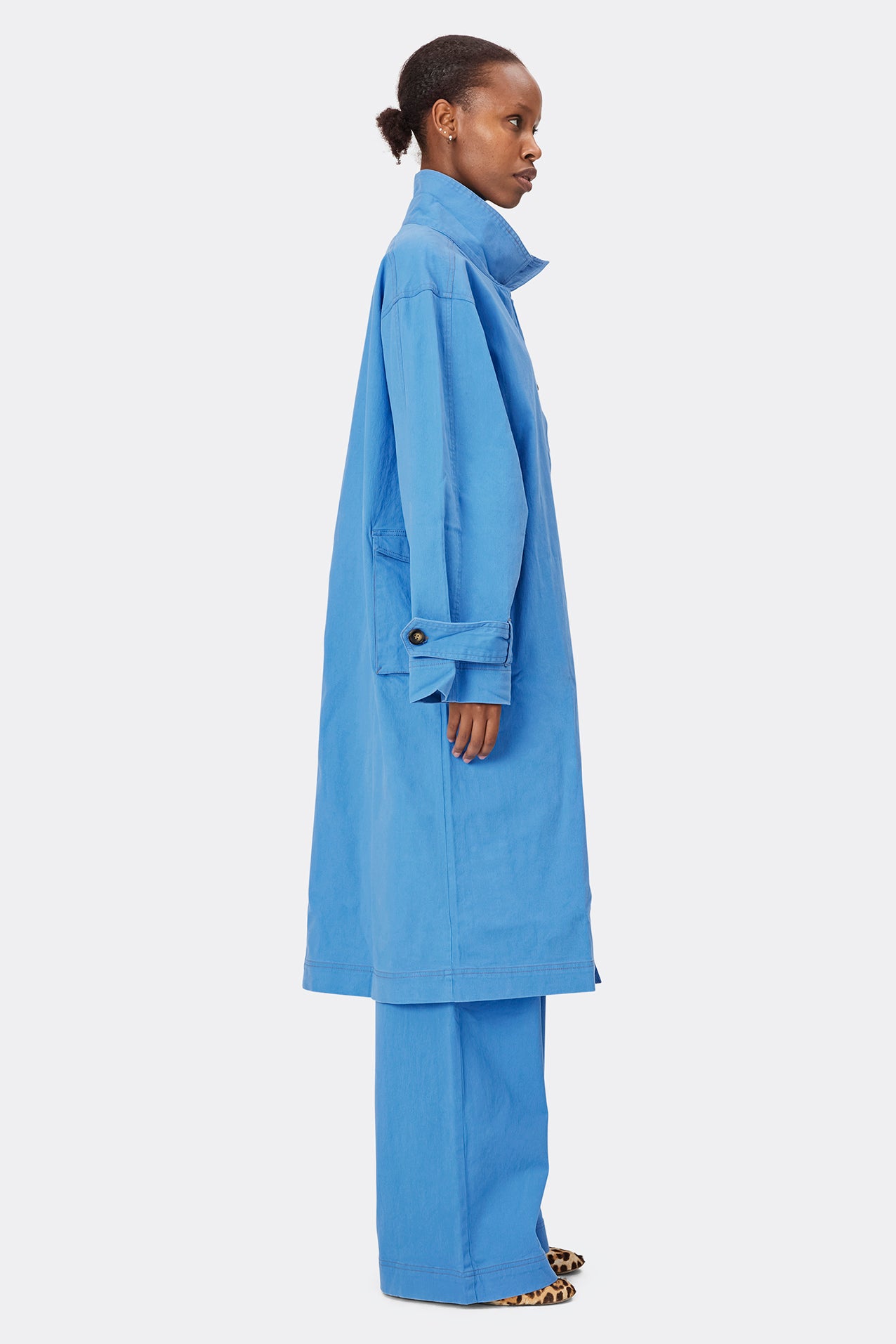 Lollys Laundry Russi Coat Jacket 22 Light Blue