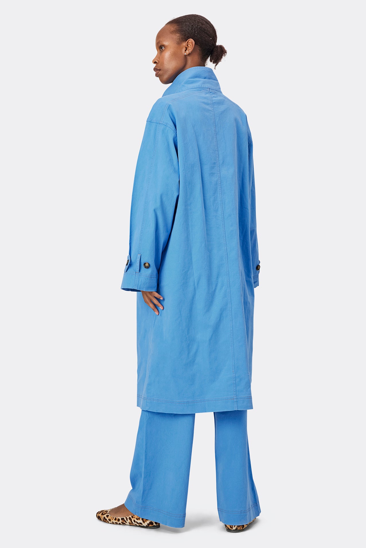 Lollys Laundry Russi Coat Jacket 22 Light Blue