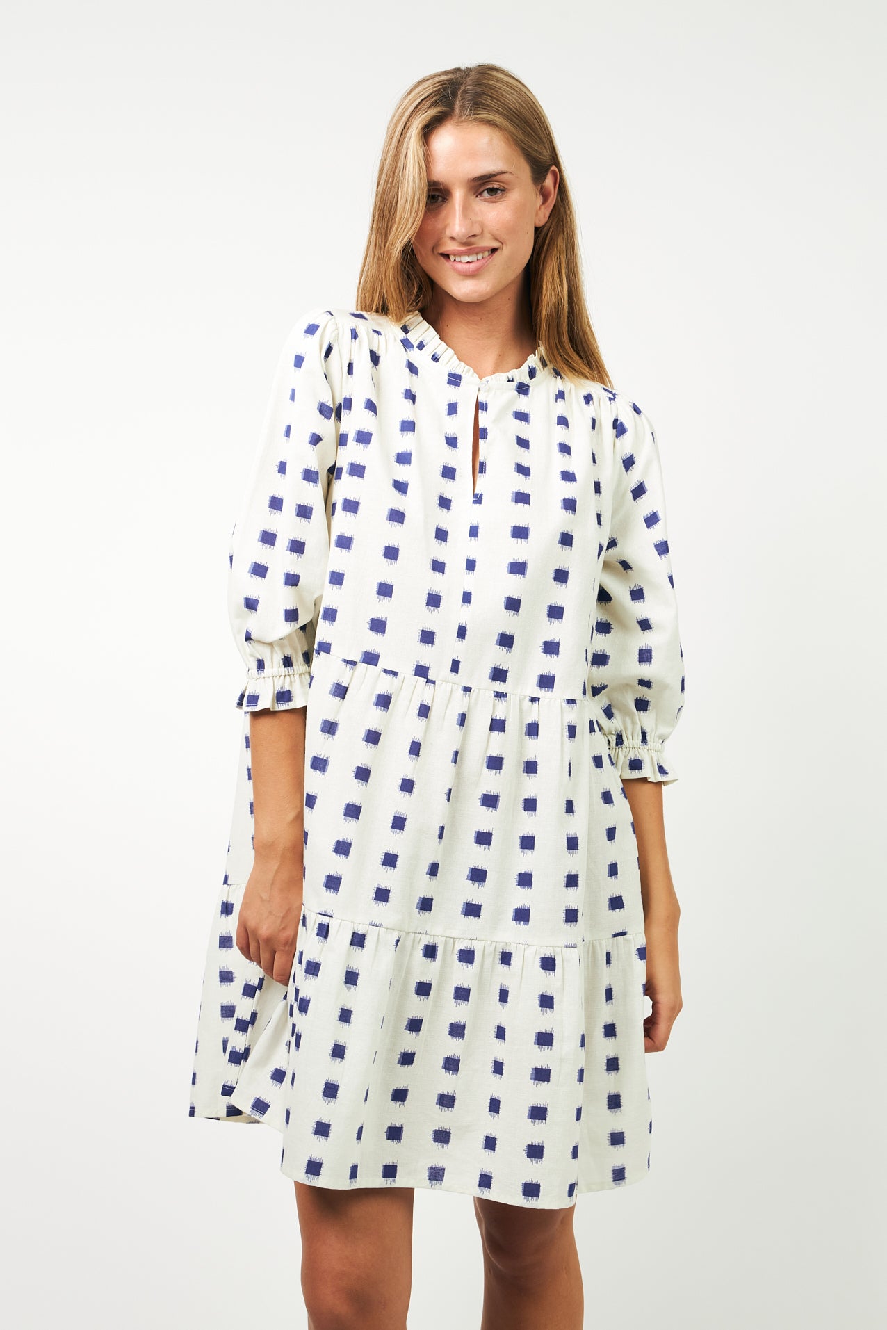 Lollys Laundry SabineLL Short Dress Dress 02 02 Creme