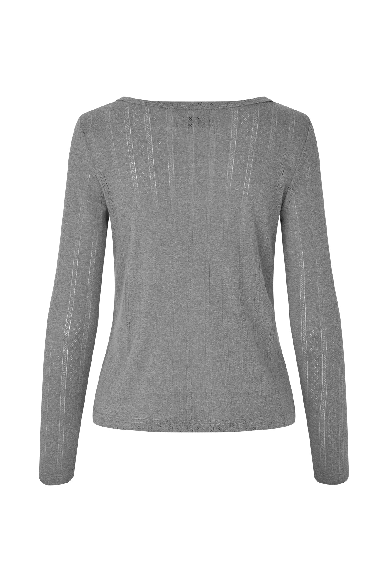 Lollys Laundry SamaraLL Top Blouse 15 Dark Grey Melange