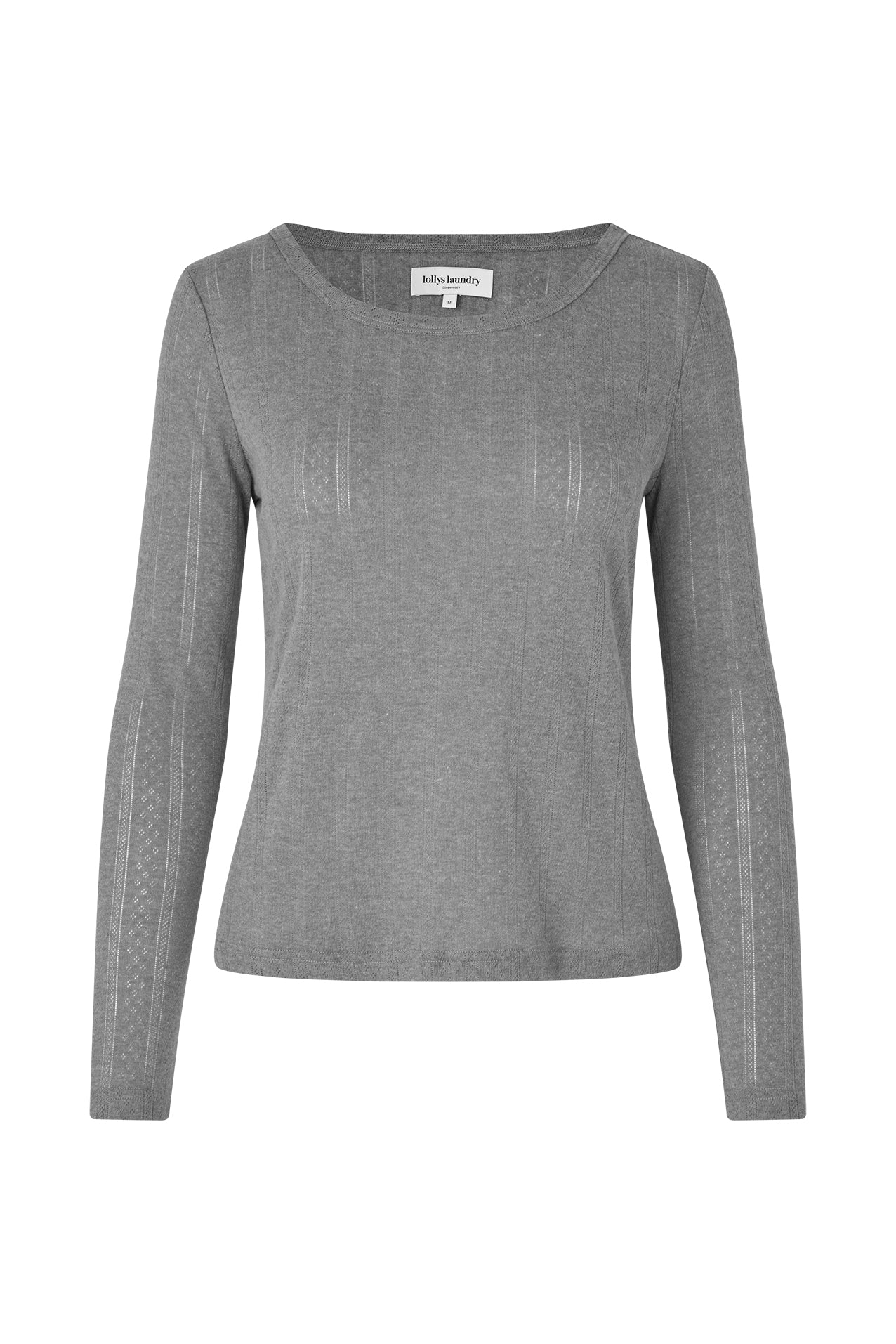 Lollys Laundry SamaraLL Top Blouse 15 Dark Grey Melange