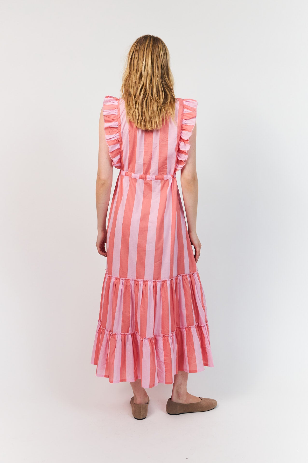 SamoLL Midi Dress - Light Pink