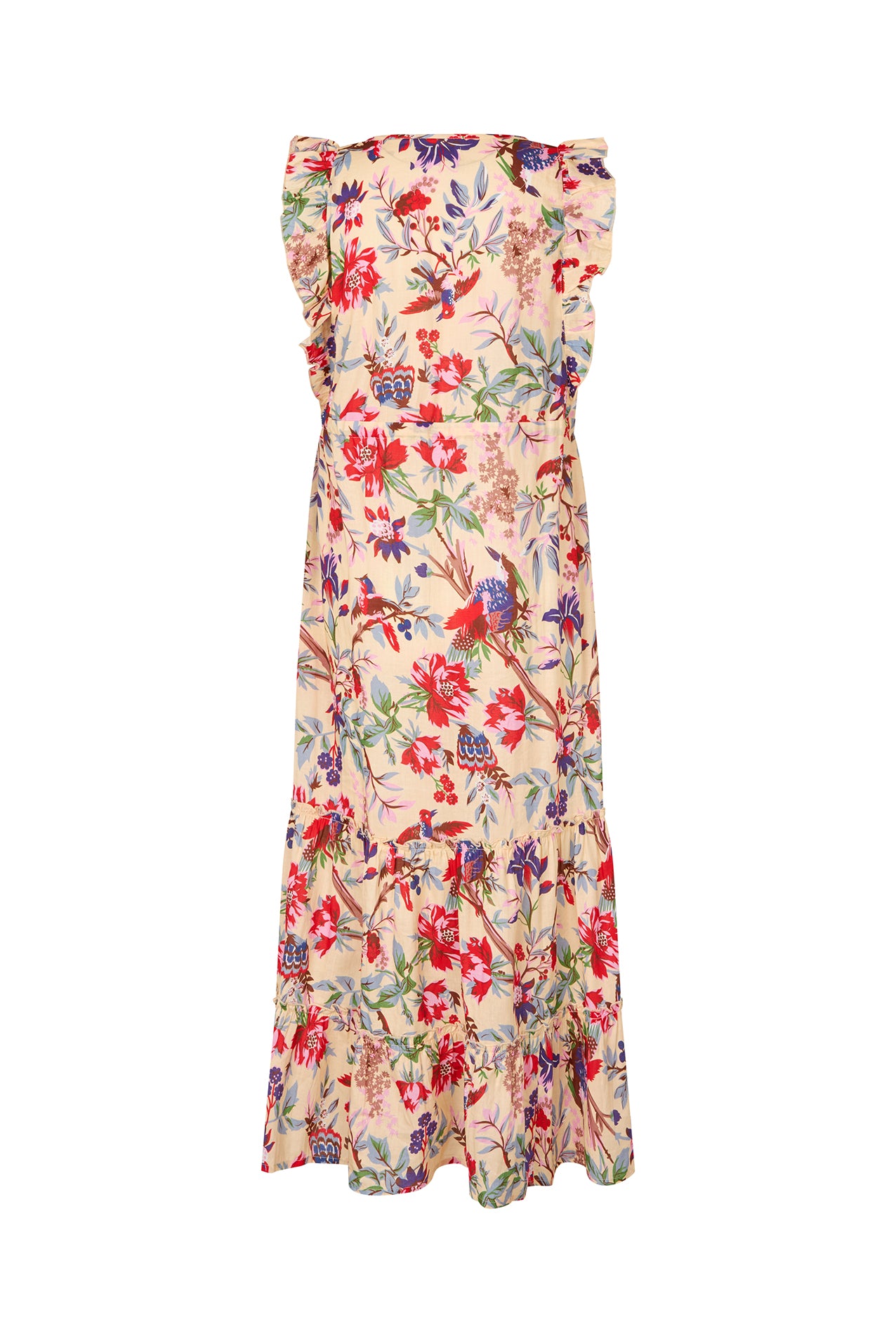 Lollys Laundry SamoLL Midi Dress SL Dress 74 Flower Print