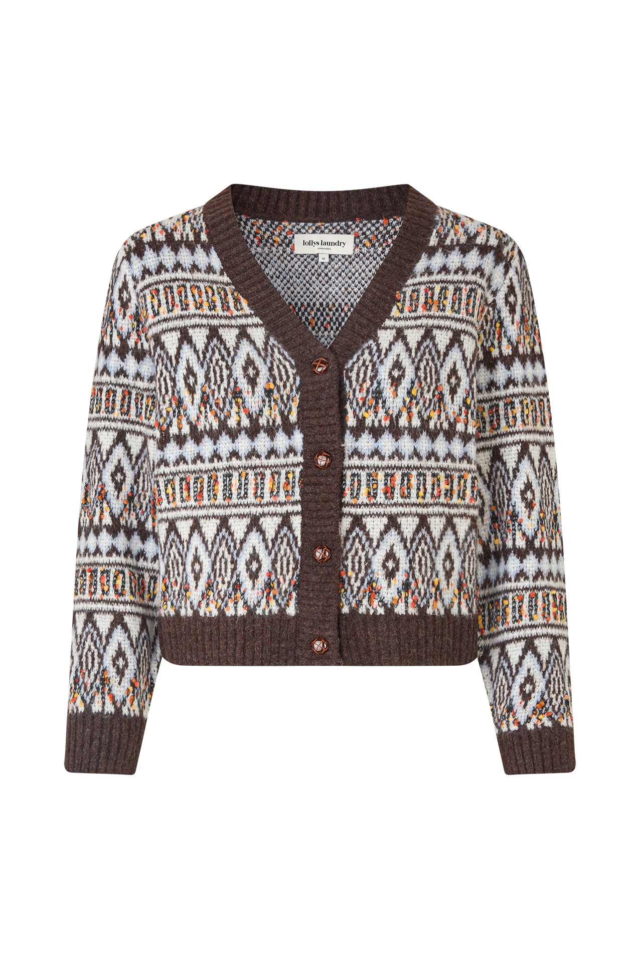 SaxoLL Knit Cardigan - Dark Mokka