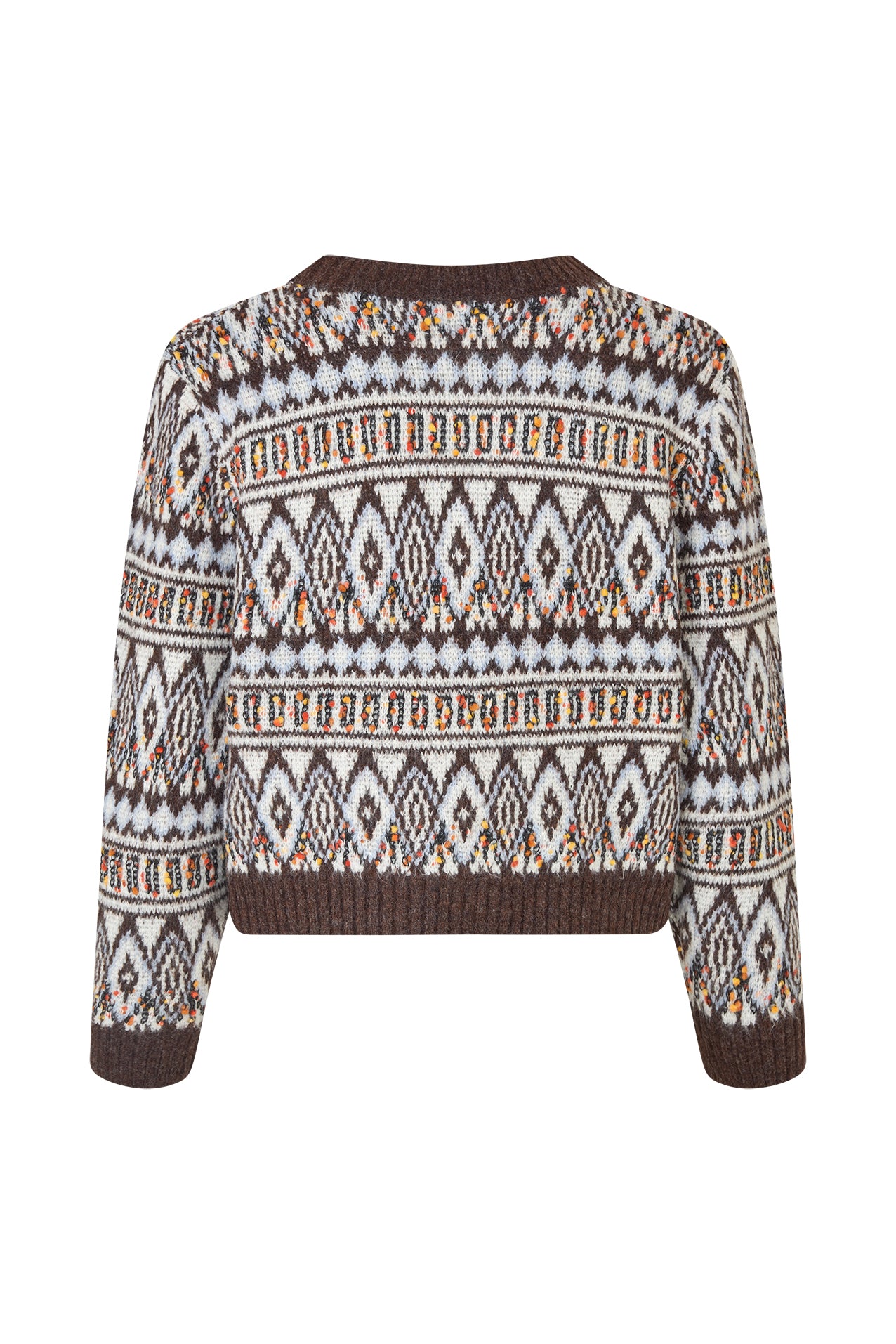SaxoLL Knit Cardigan - Dark Mokka