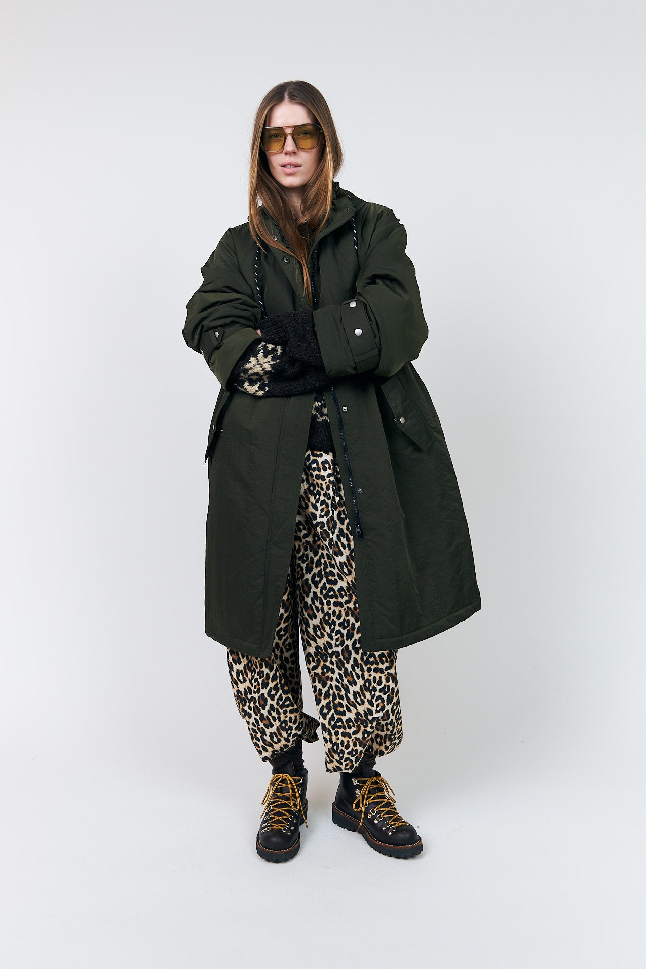 Lollys Laundry SheaLL Coat Long Outerwear 42 Dark Green