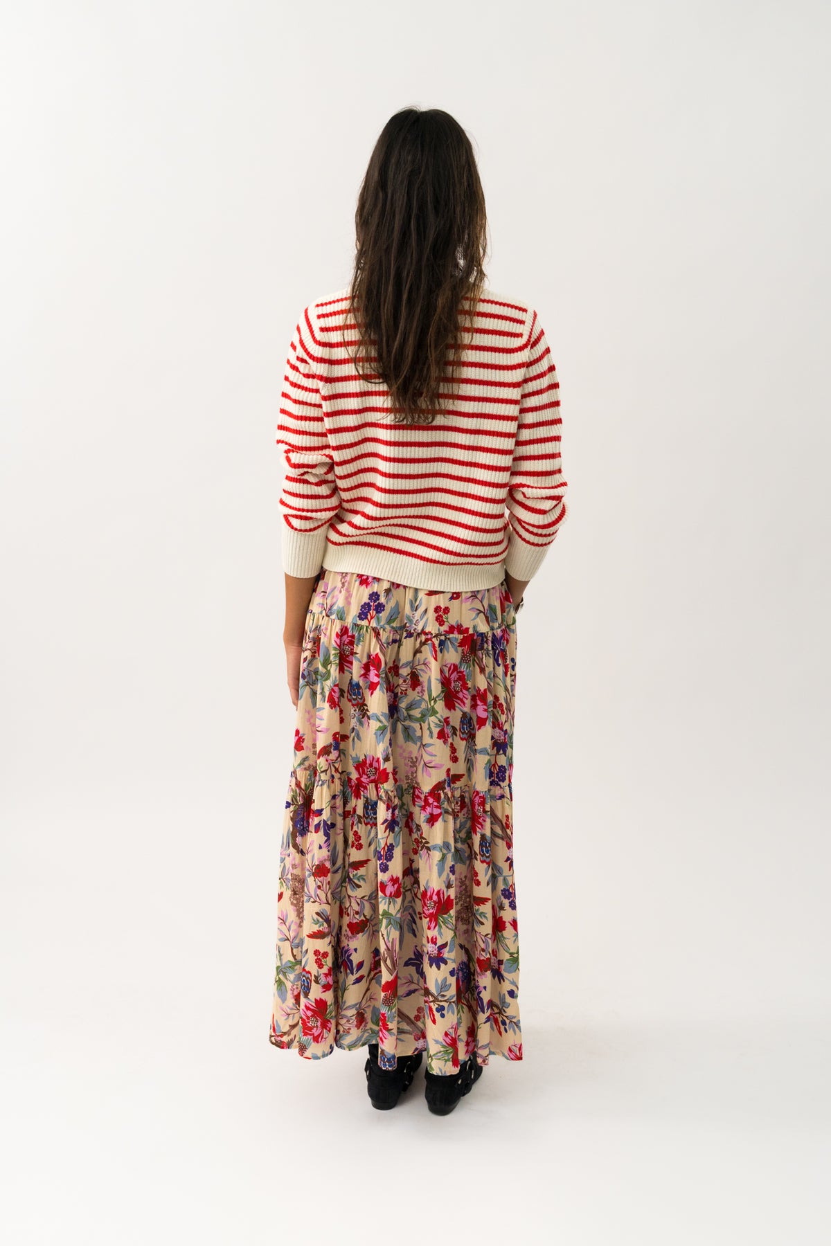 Lollys Laundry SunsetLL Maxi Skirt Skirt 74 Flower Print
