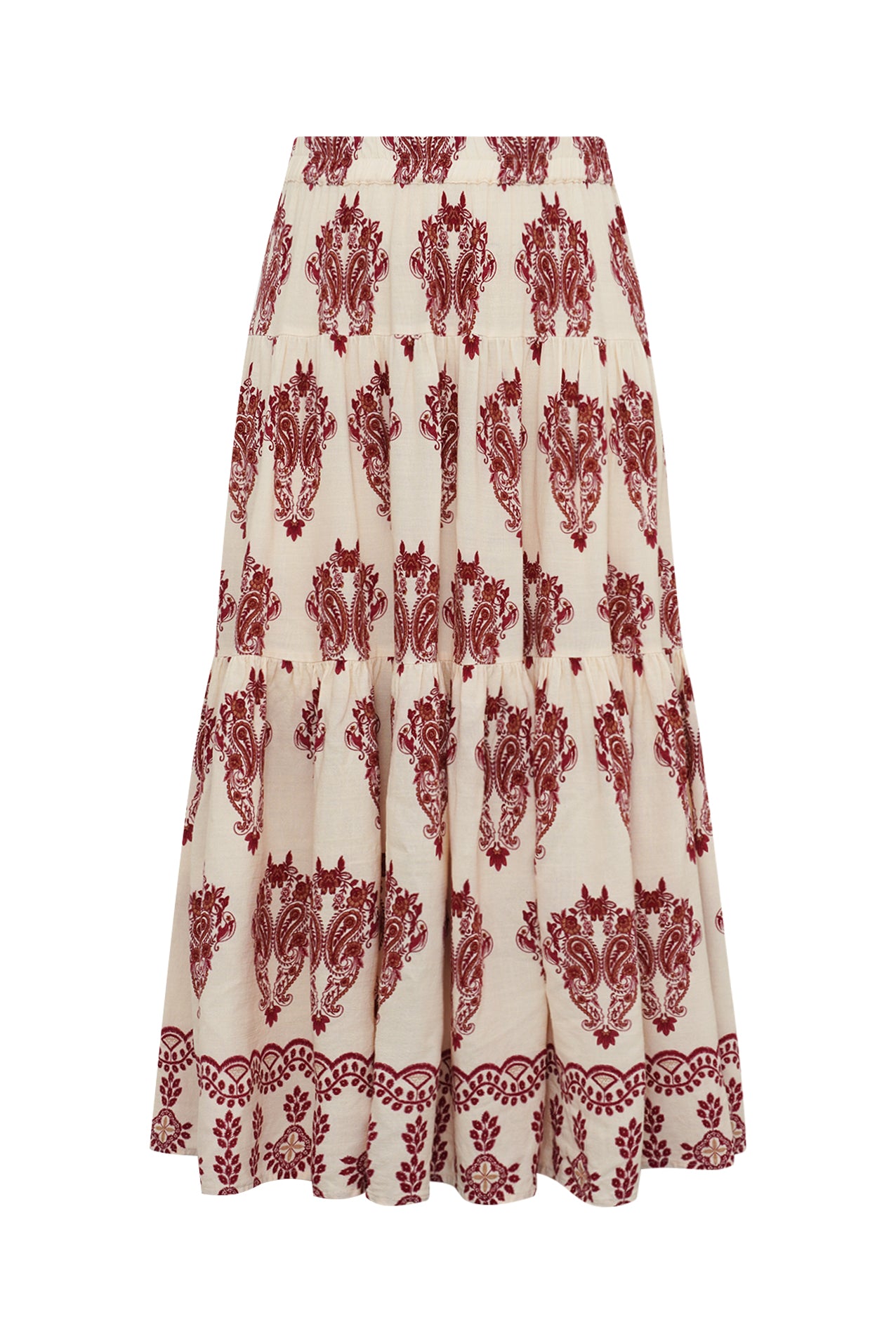 SunsetLL Maxi Skirt - Creme