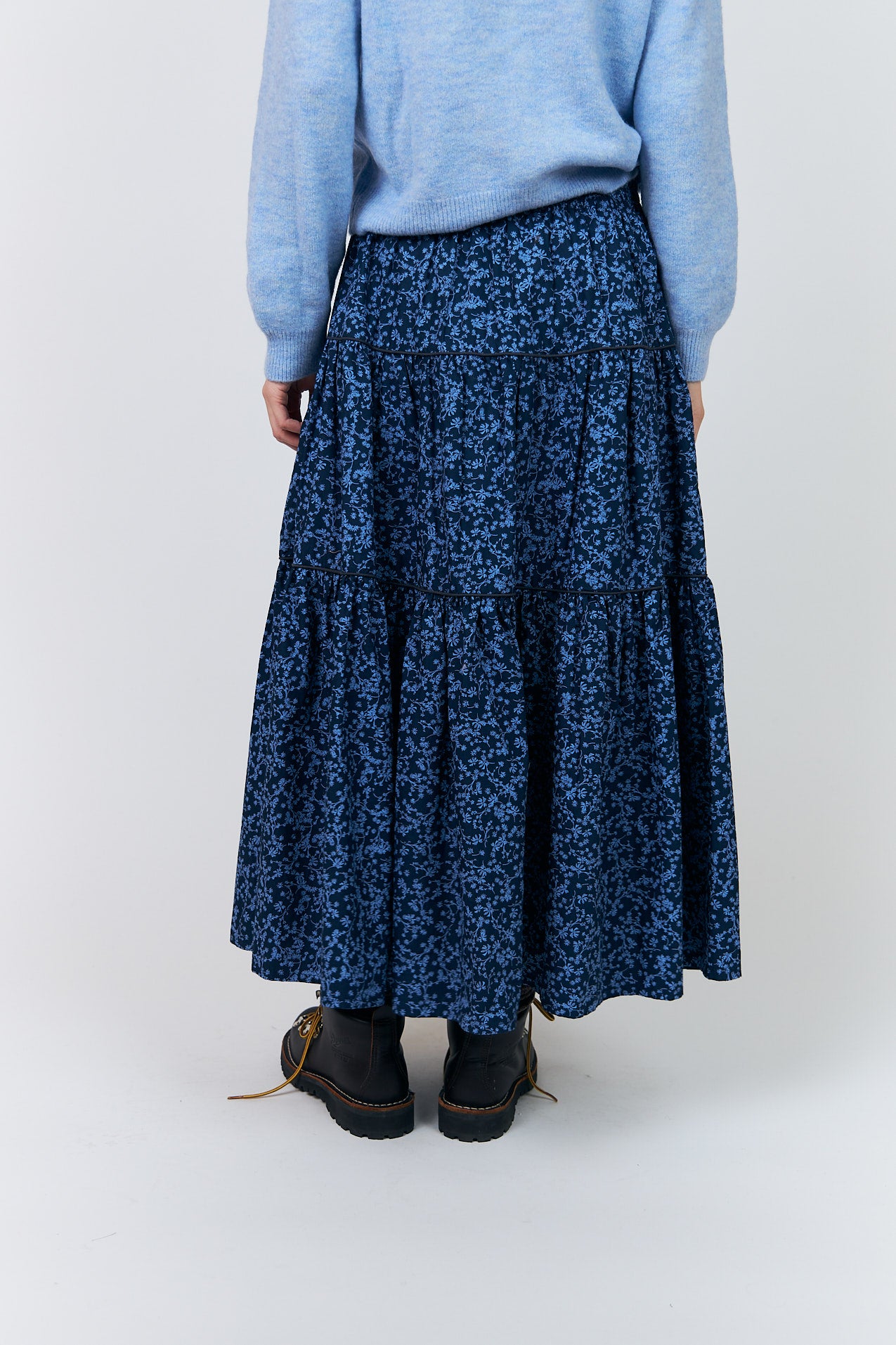 Lollys Laundry SunsetLL Maxi Skirt Skirt 23 Dark Blue