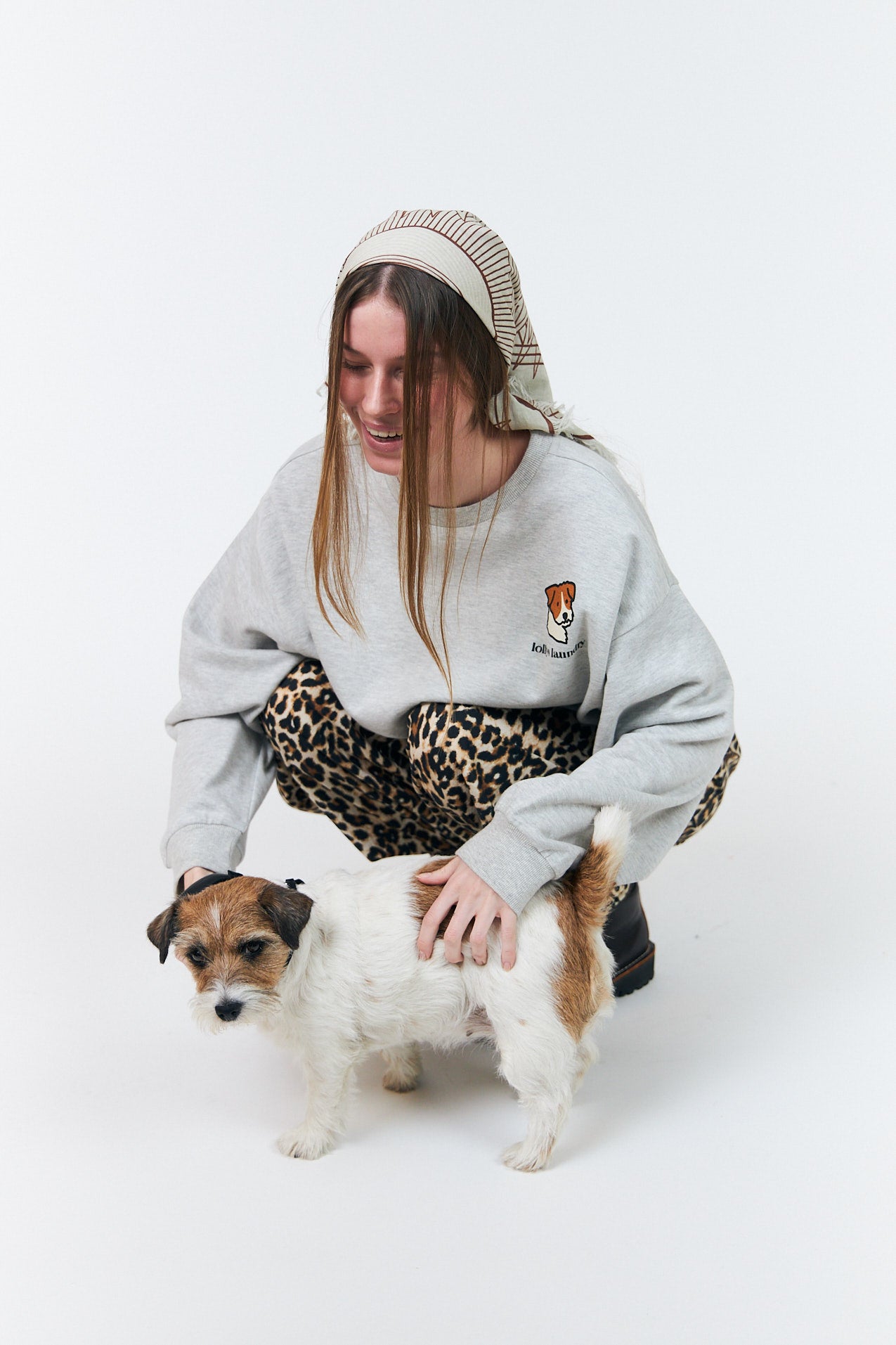 Lollys Laundry SydneyLL Dog Sweatshirt Sweatshirt 13 Light Grey Melange