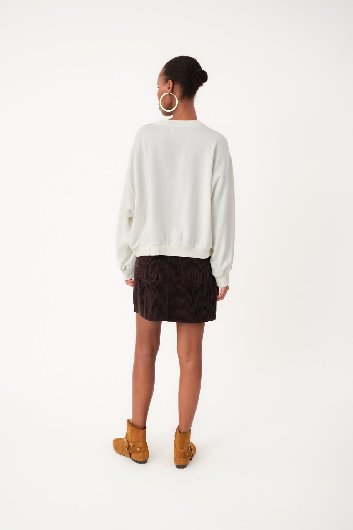 Lollys Laundry SydneyLL Leopard Sweatshirt Sweatshirt 01 White