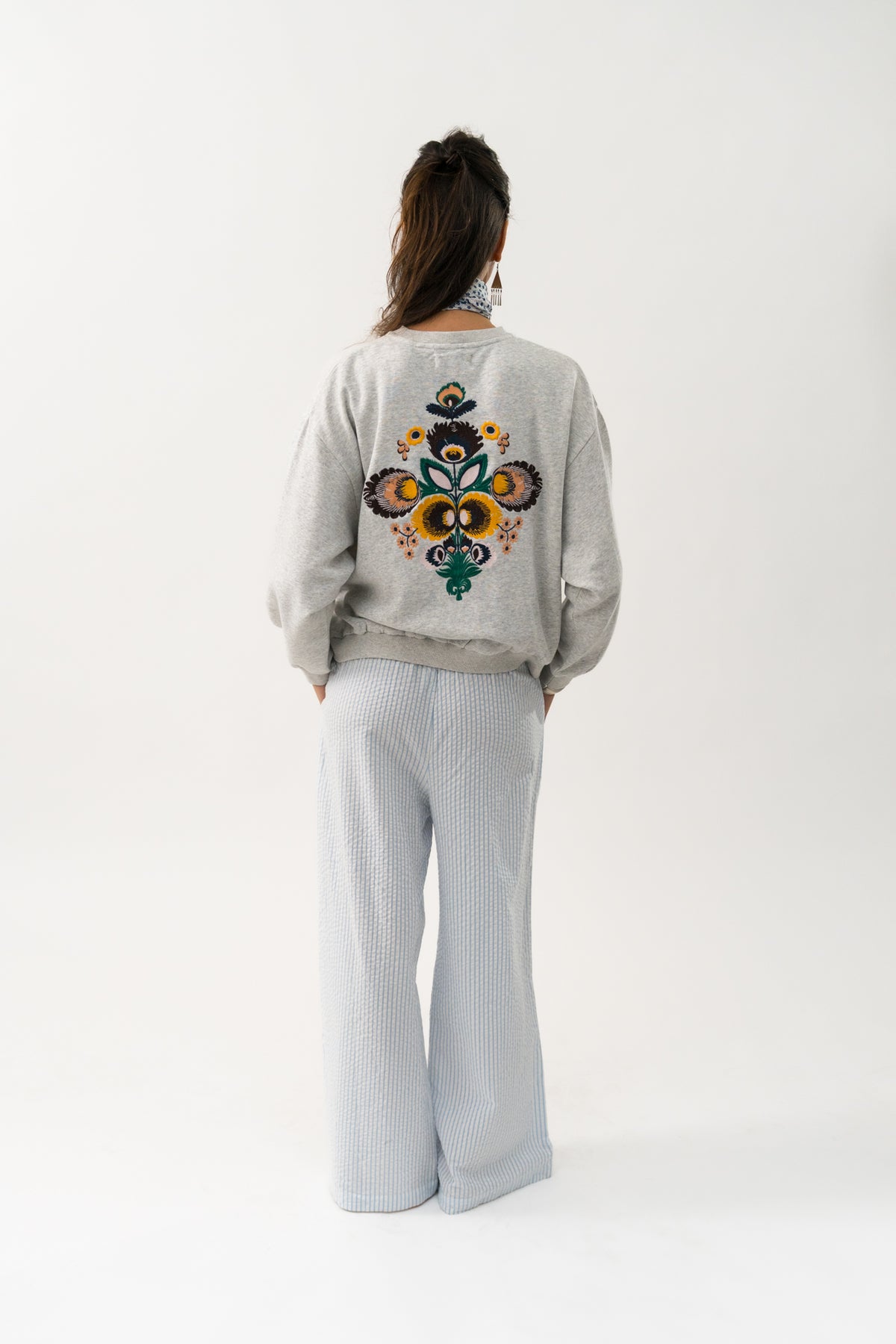 Lollys Laundry SydneyLL Sweatshirt Sweatshirt 13 Light Grey Melange