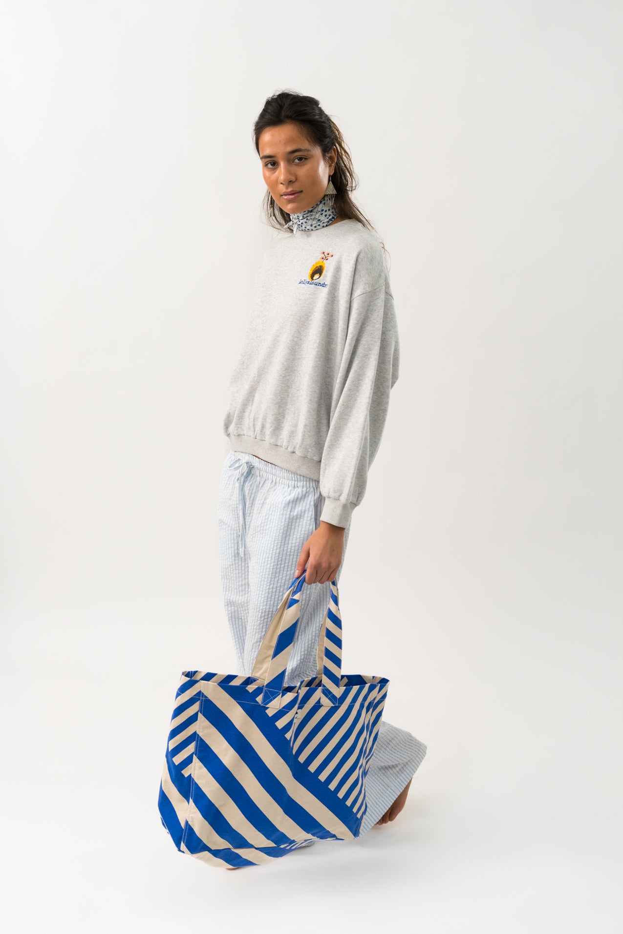 Lollys Laundry SydneyLL Sweatshirt Sweatshirt 13 Light Grey Melange