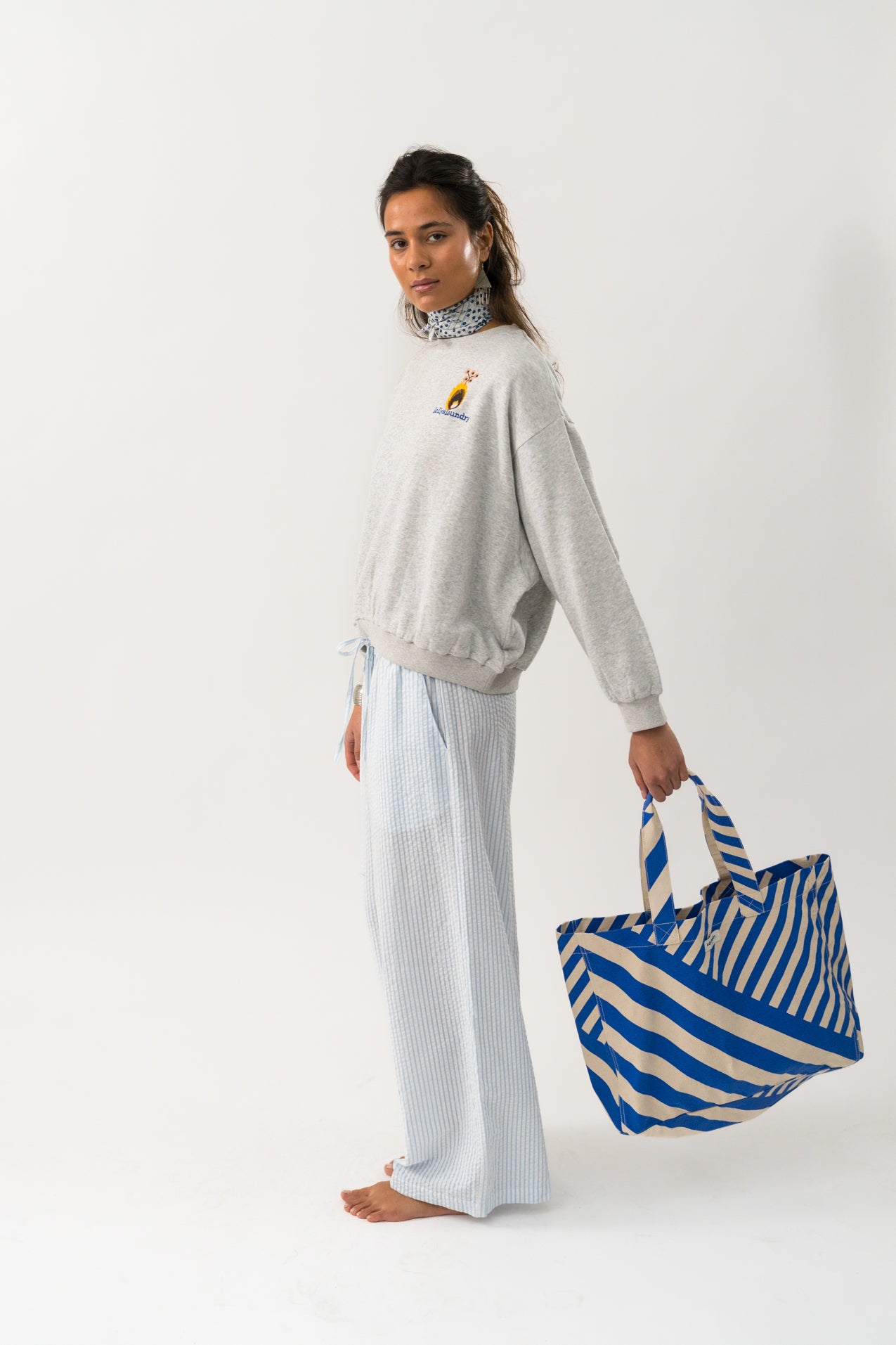 Lollys Laundry SydneyLL Sweatshirt Sweatshirt 13 Light Grey Melange