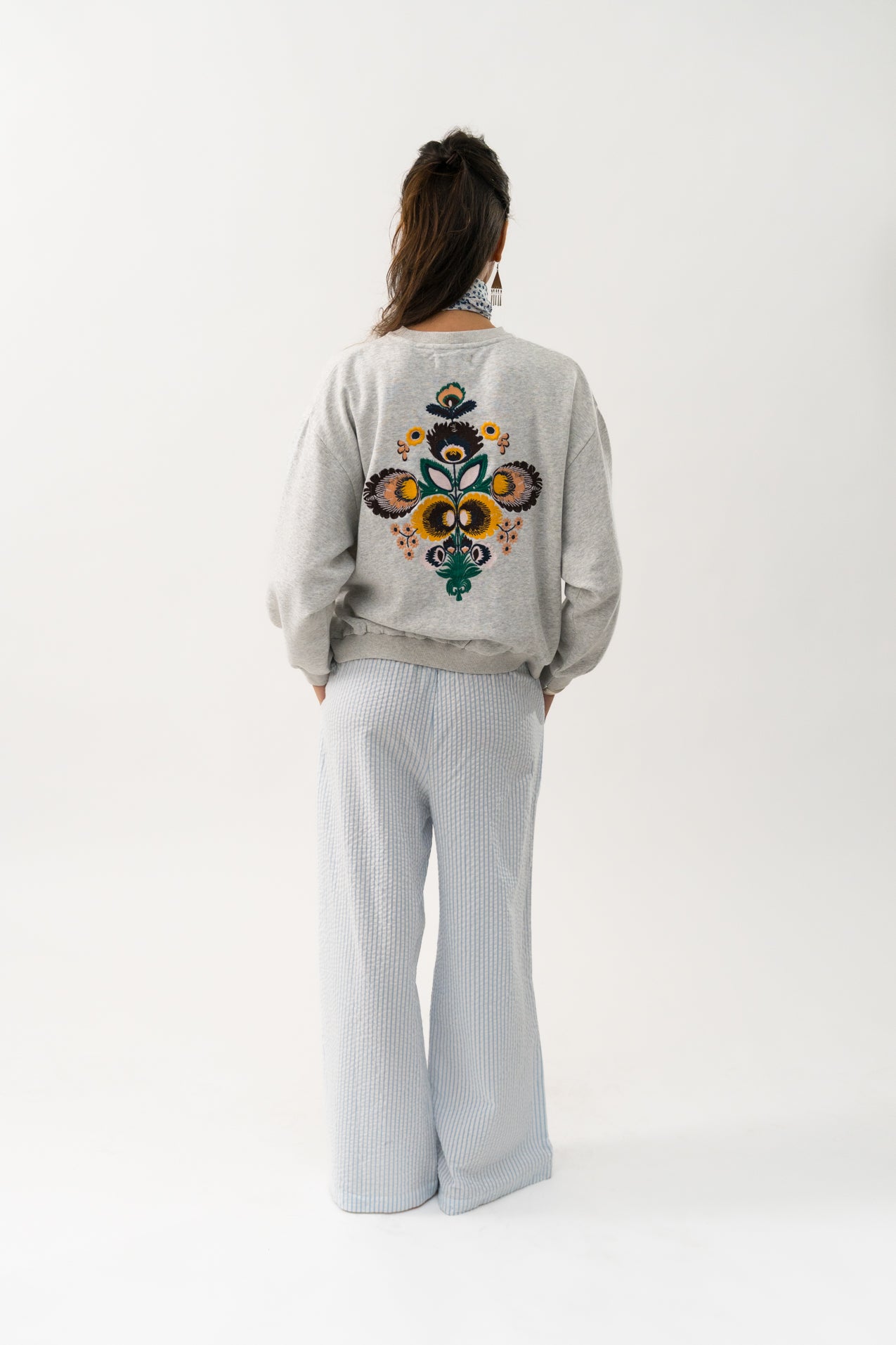 Lollys Laundry SydneyLL Sweatshirt Sweatshirt 13 Light Grey Melange