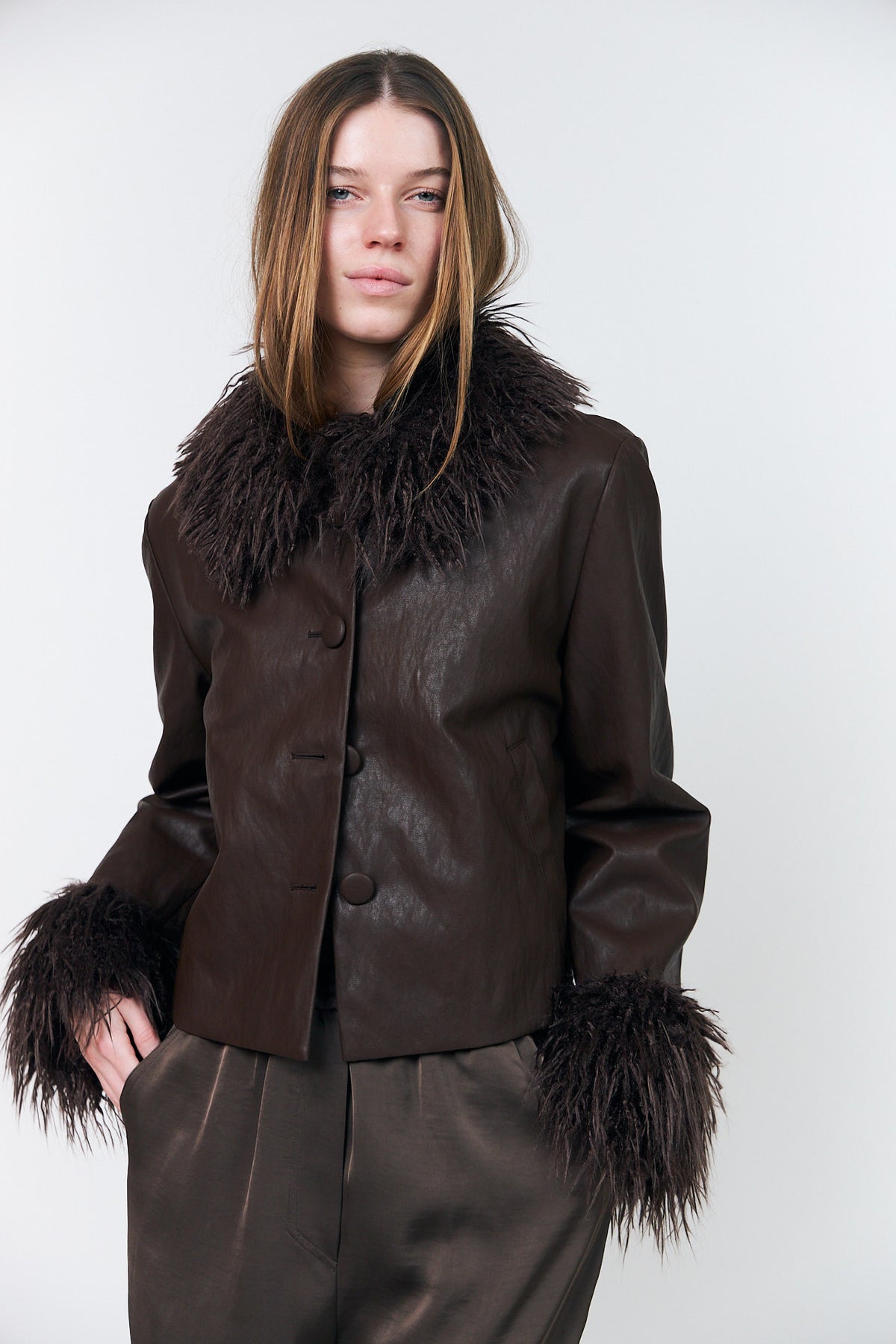 TracyLL Jacket - Brown