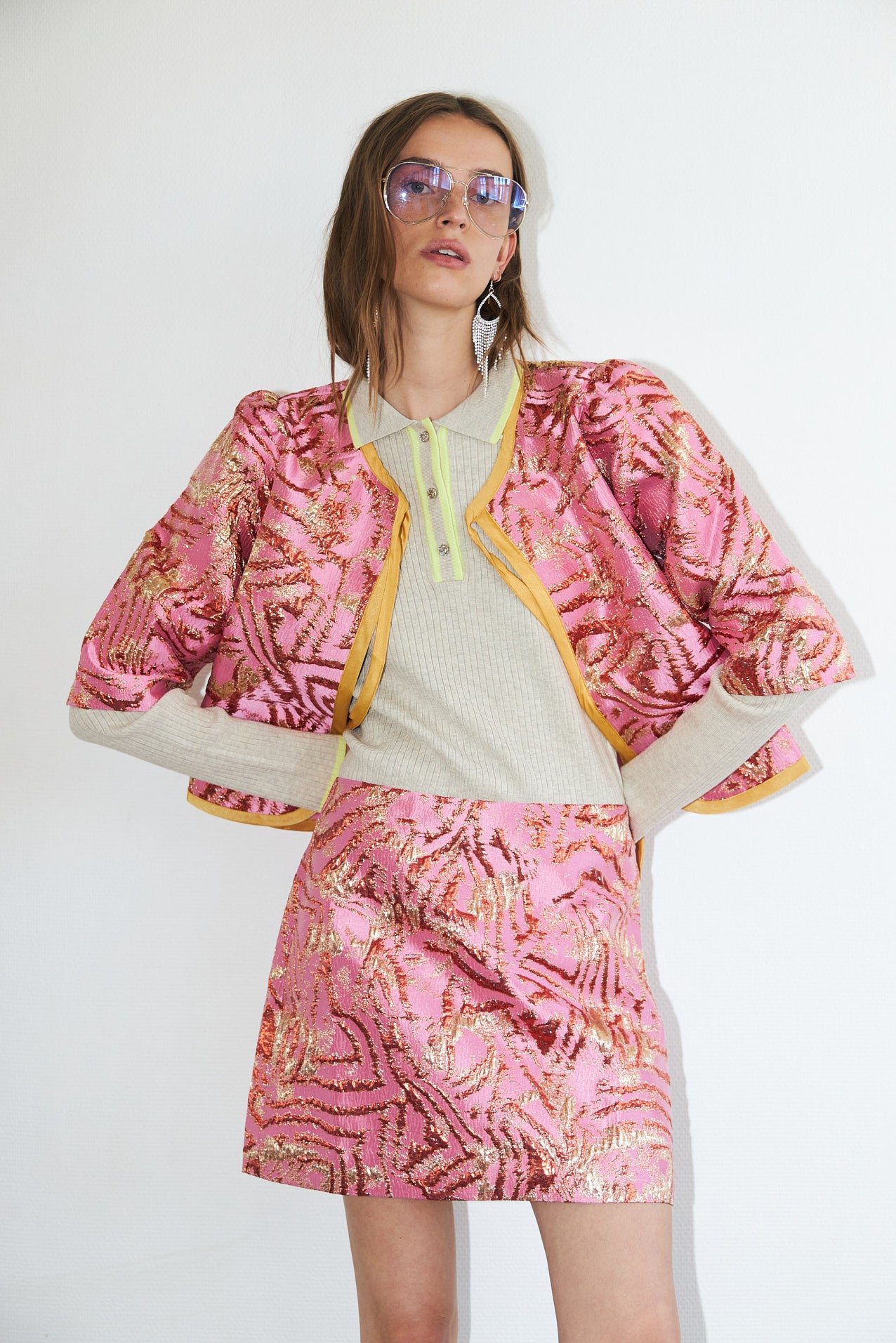 TrineLL Short Jacket - Pink