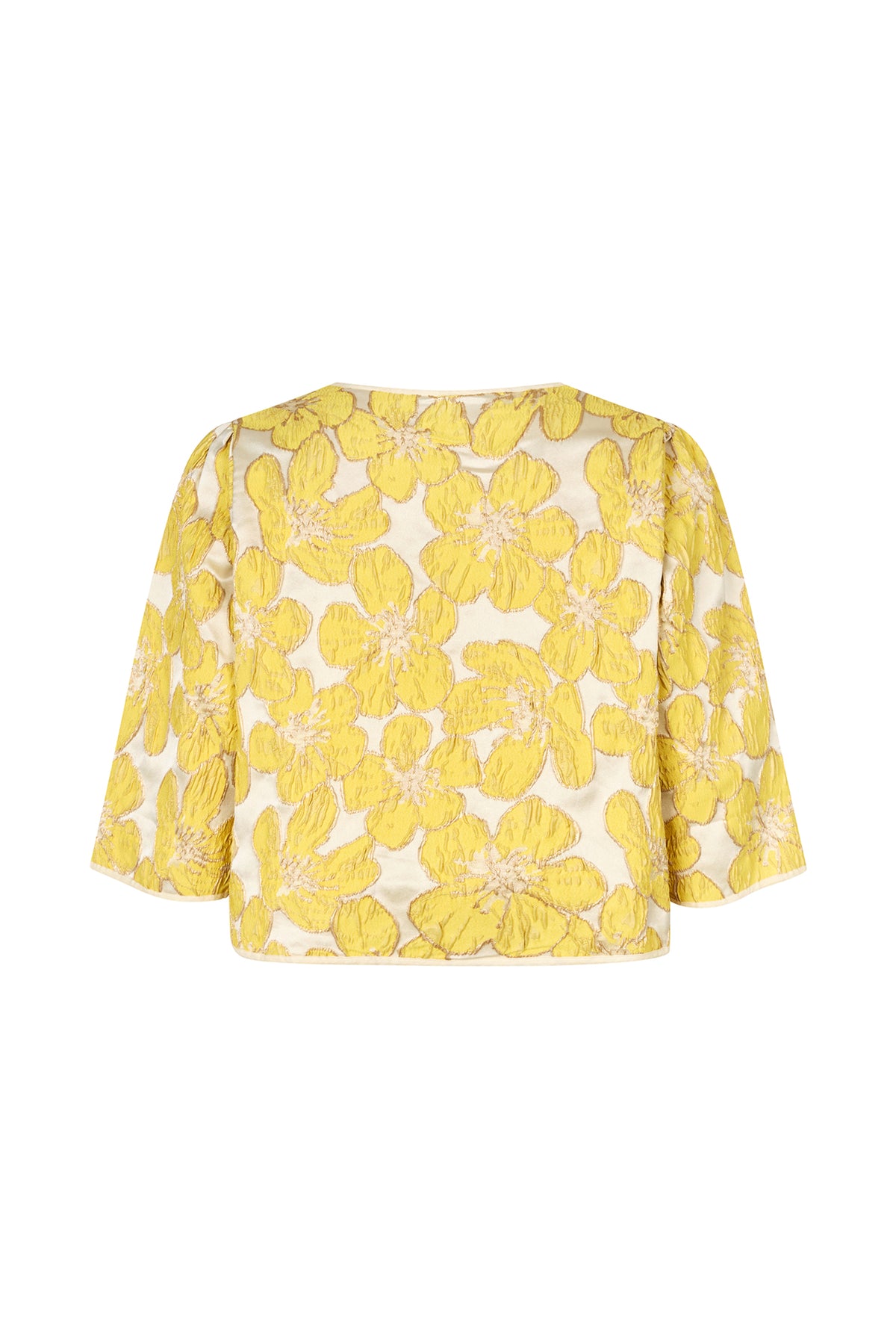 Lollys Laundry TrineLL Short Jacket 3/4 Jacket 93 Light Yellow