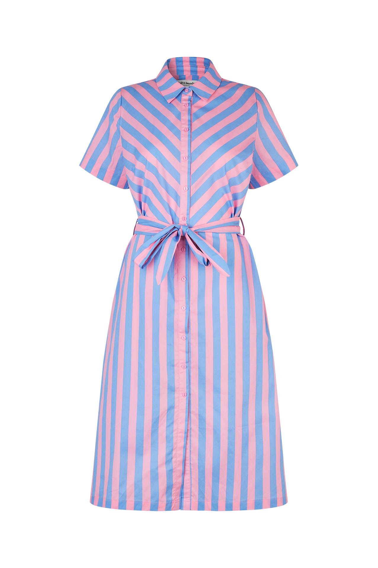 blue and pink striped dress Sassy Lady Blue Pink Striped Maxi Dress