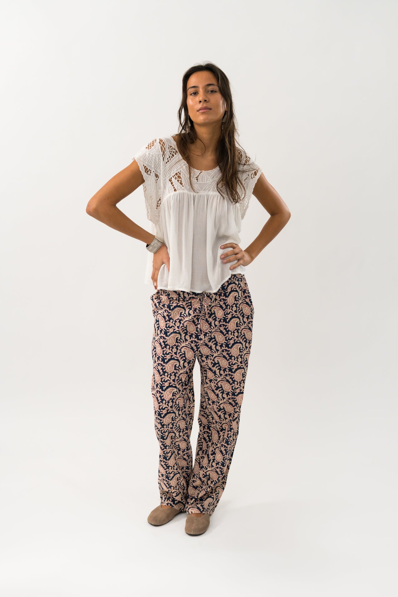 Lollys Laundry ZoeyLL Top SL Top 02 Creme