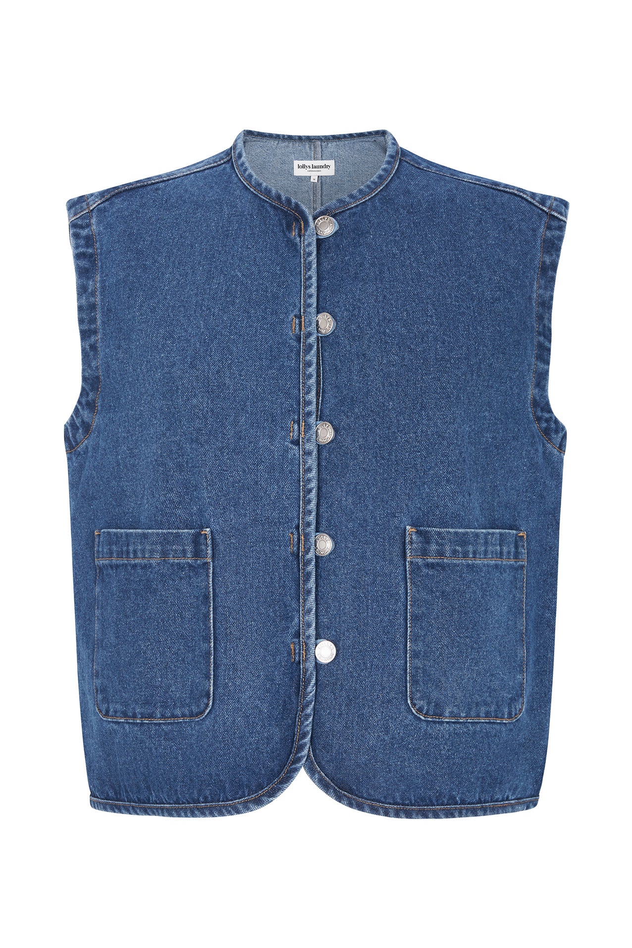 Lollys Laundry AbbeyLL Vest Vest 23 Dark Blue