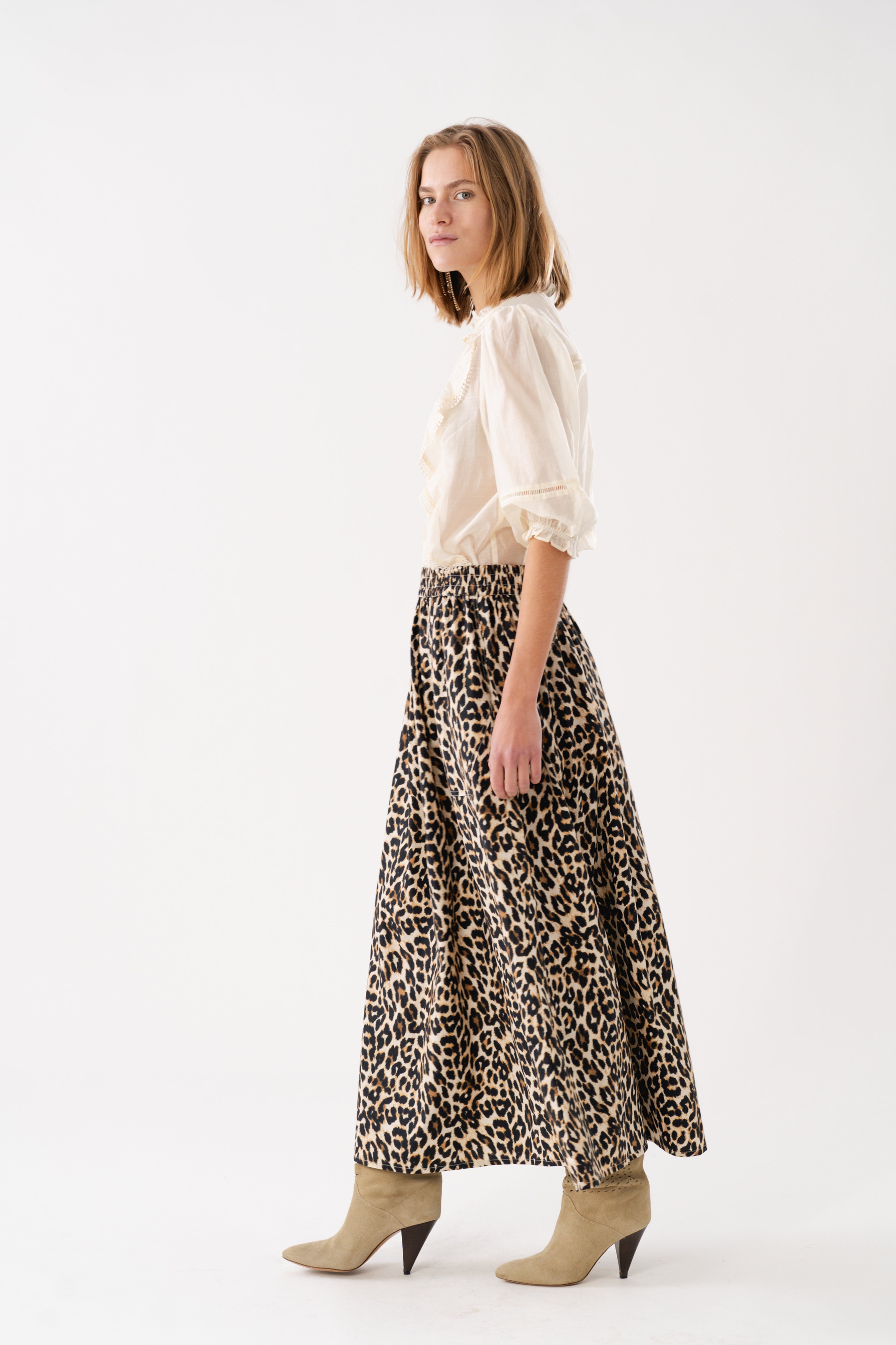 Leopard maxi shop skirt quality