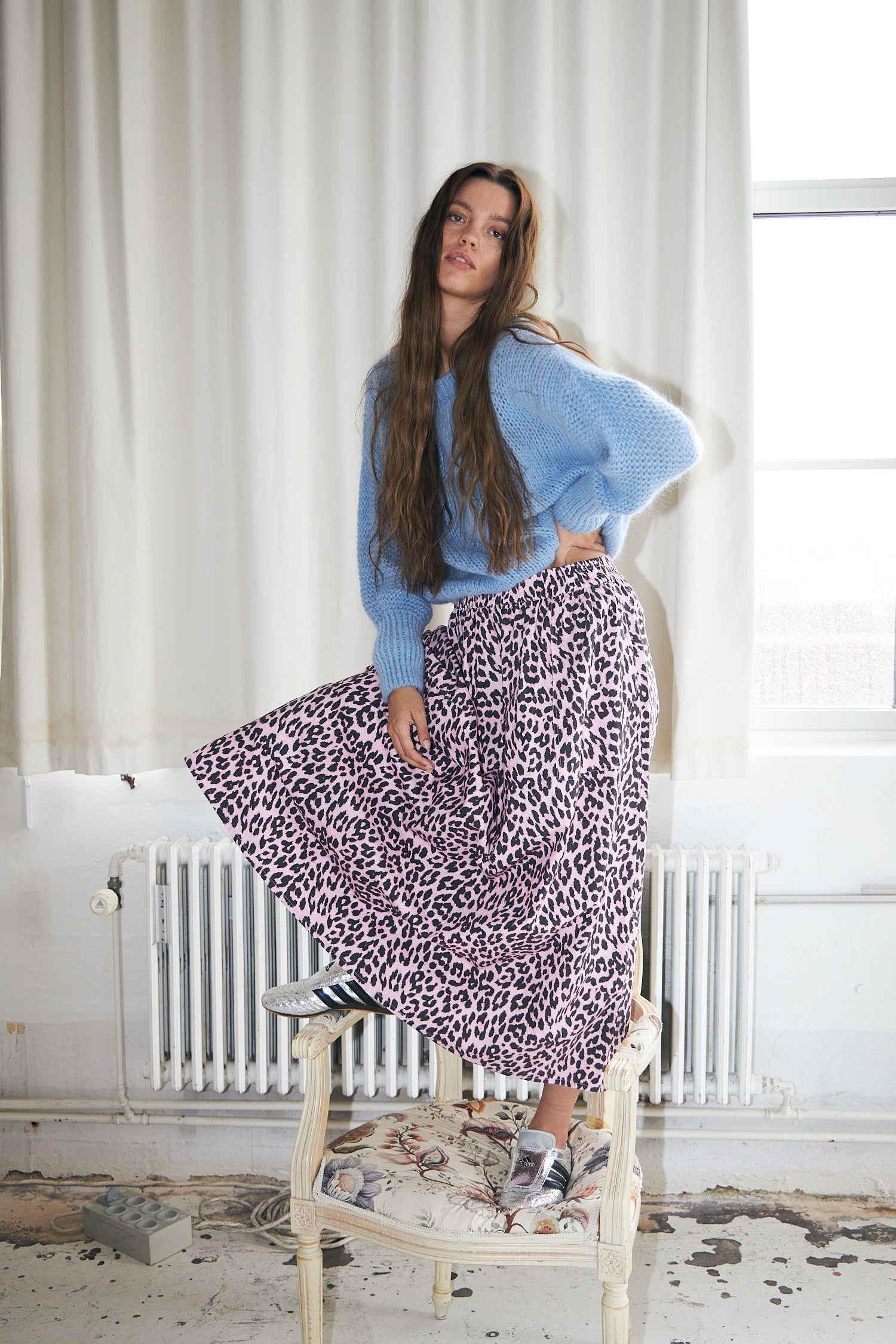 AkaneLL Maxi Skirt - Light Pink