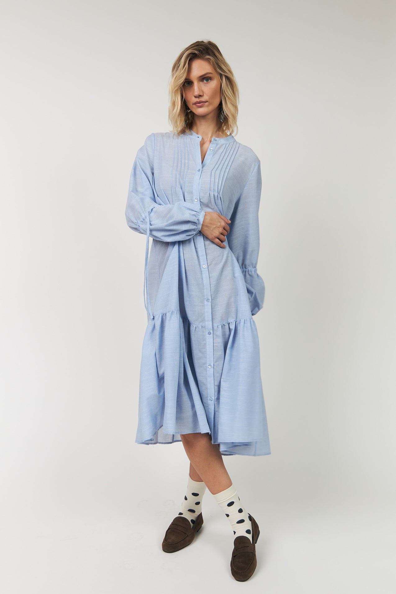 AlannaLL Maxi Dress - Light Blue