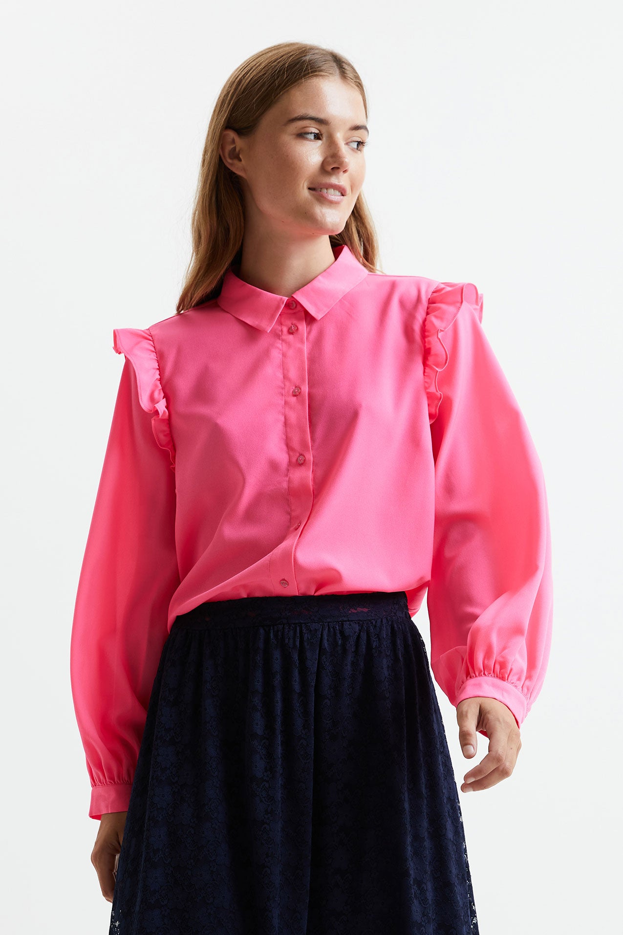 Lollys Laundry Alexis Shirt Shirt 98 Neon Pink