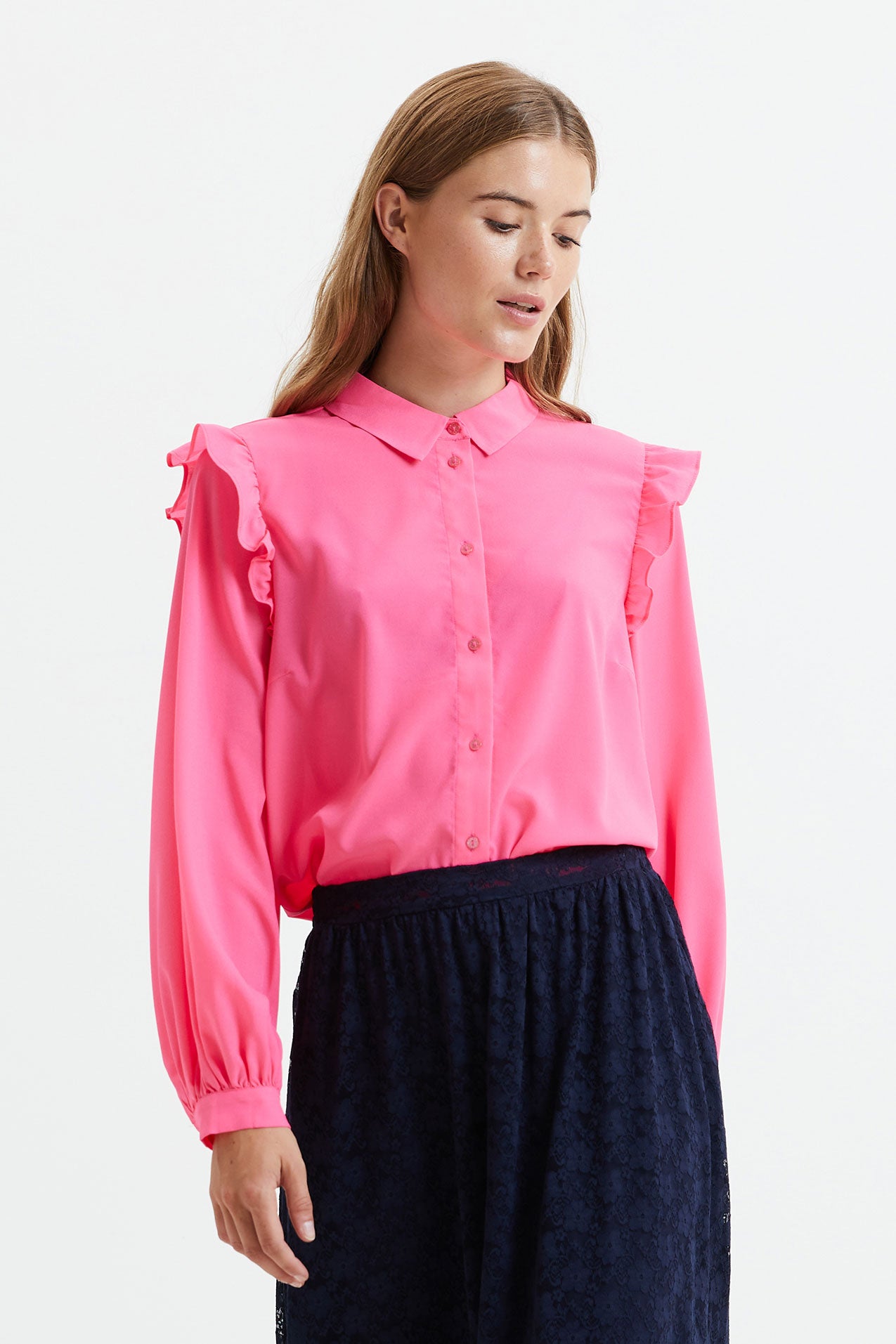 Lollys Laundry Alexis Shirt Shirt 98 Neon Pink