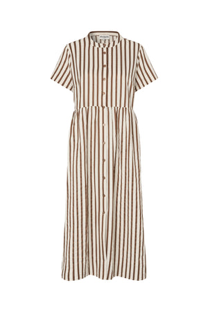 Lollys Laundry AliyaLL Midi Dress Dress 87 Dark Mokka