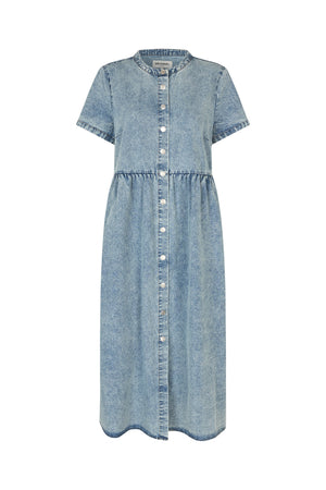 Lollys Laundry AliyaLl Maxi Dress Dress 100 Washed Denim