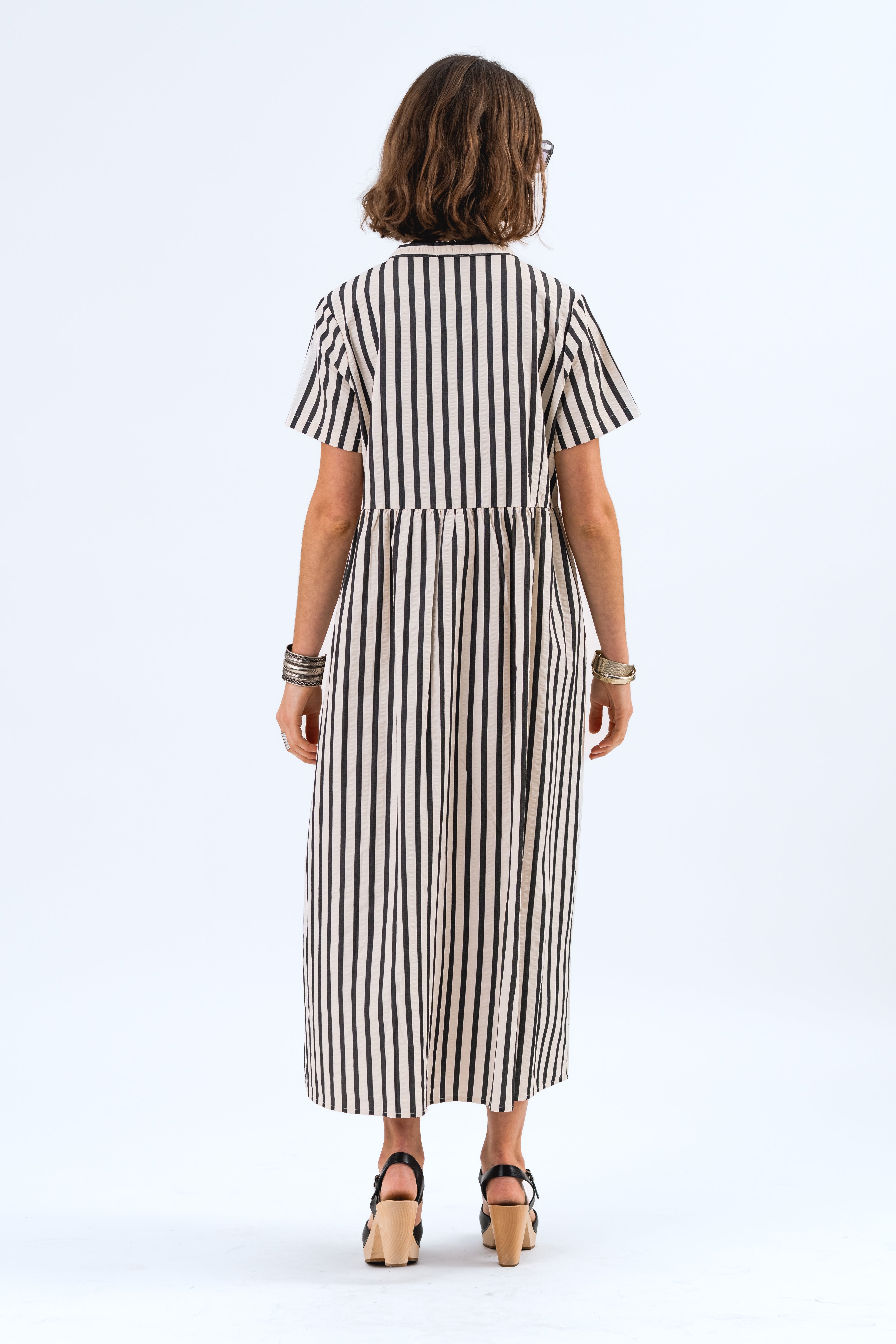 Lollys Laundry AliyaLl Maxi Dress LS Dress 80 Stripe