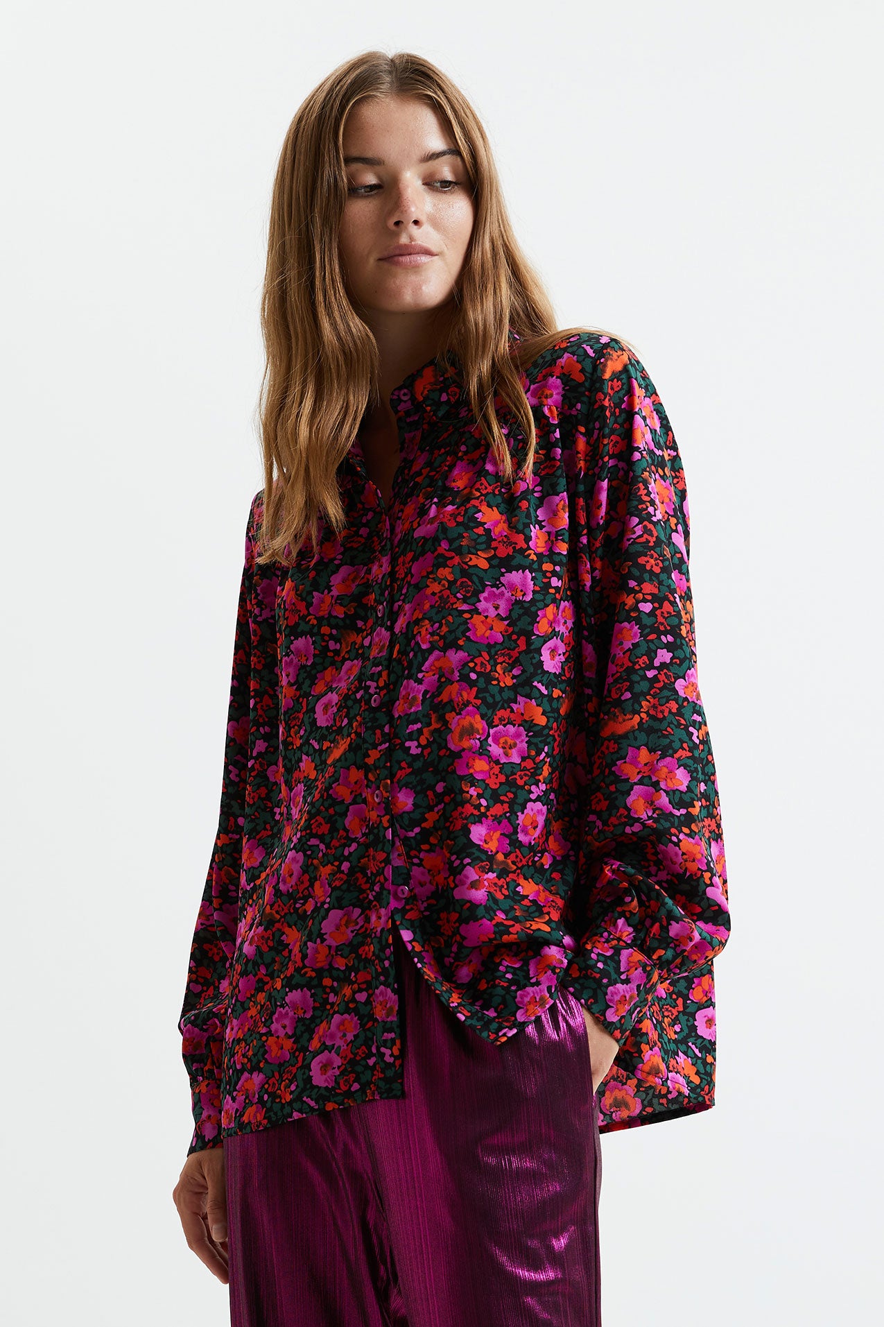 Allison Shirt - Flower Print