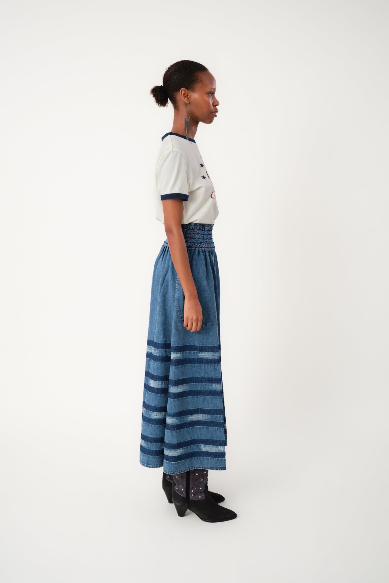 Lollys Laundry AmondLL Maxi Skirt Skirt 20 Blue