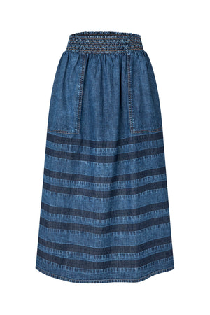 Lollys Laundry AmondLL Maxi Skirt Skirt 20 Blue