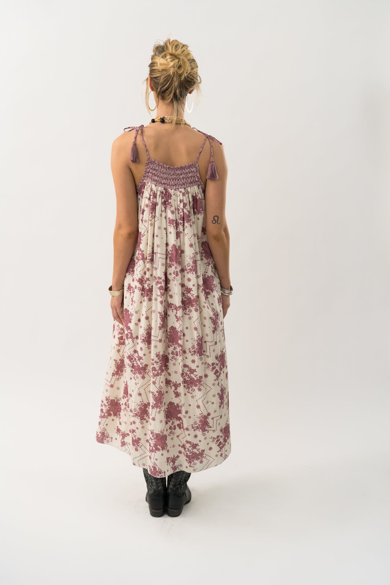Lollys Laundry AngoLL Maxi Dress SL Dress 74 Flower Print