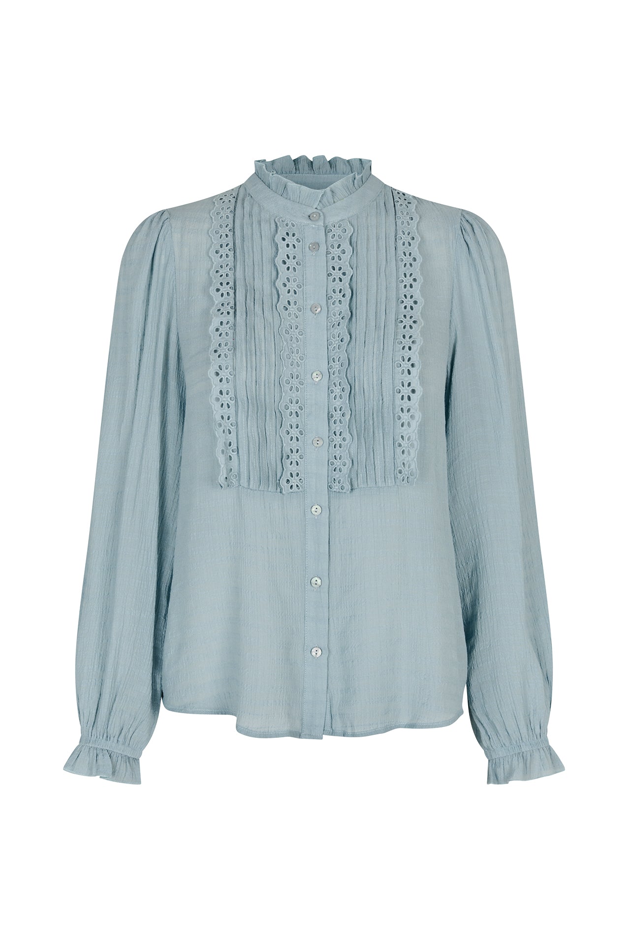 Lollys Laundry ArielLL Shirt LS Shirt 29 Dusty Blue