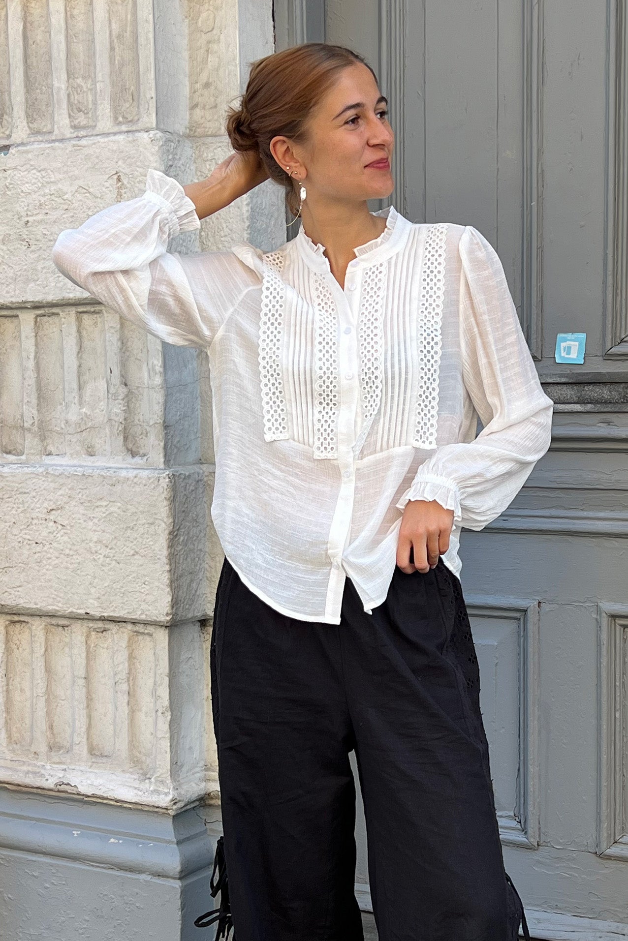 ArielLL Shirt LS - White
