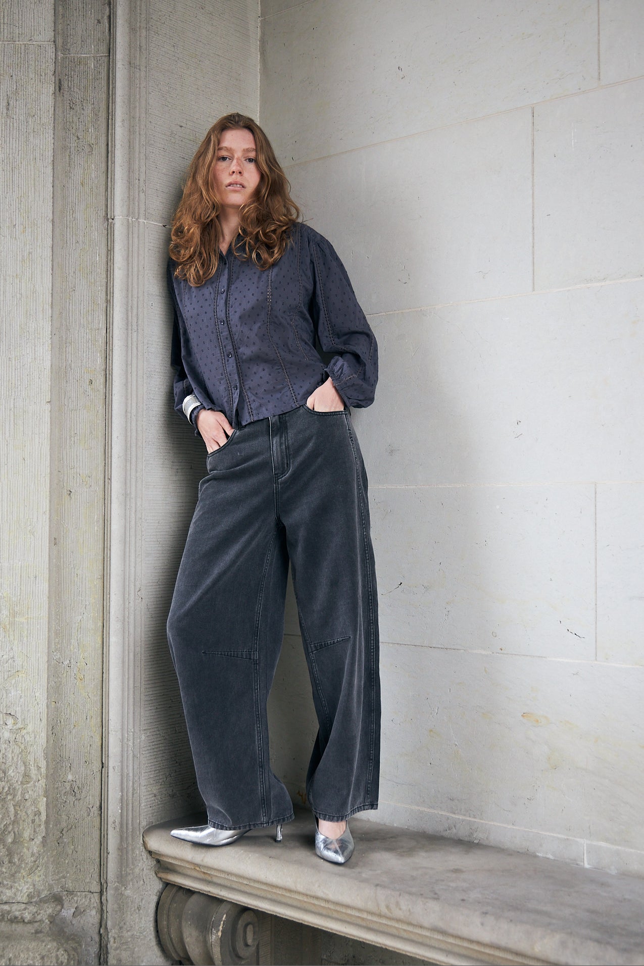 Lollys Laundry AvaLL Jeans Pants  18 Washed Black