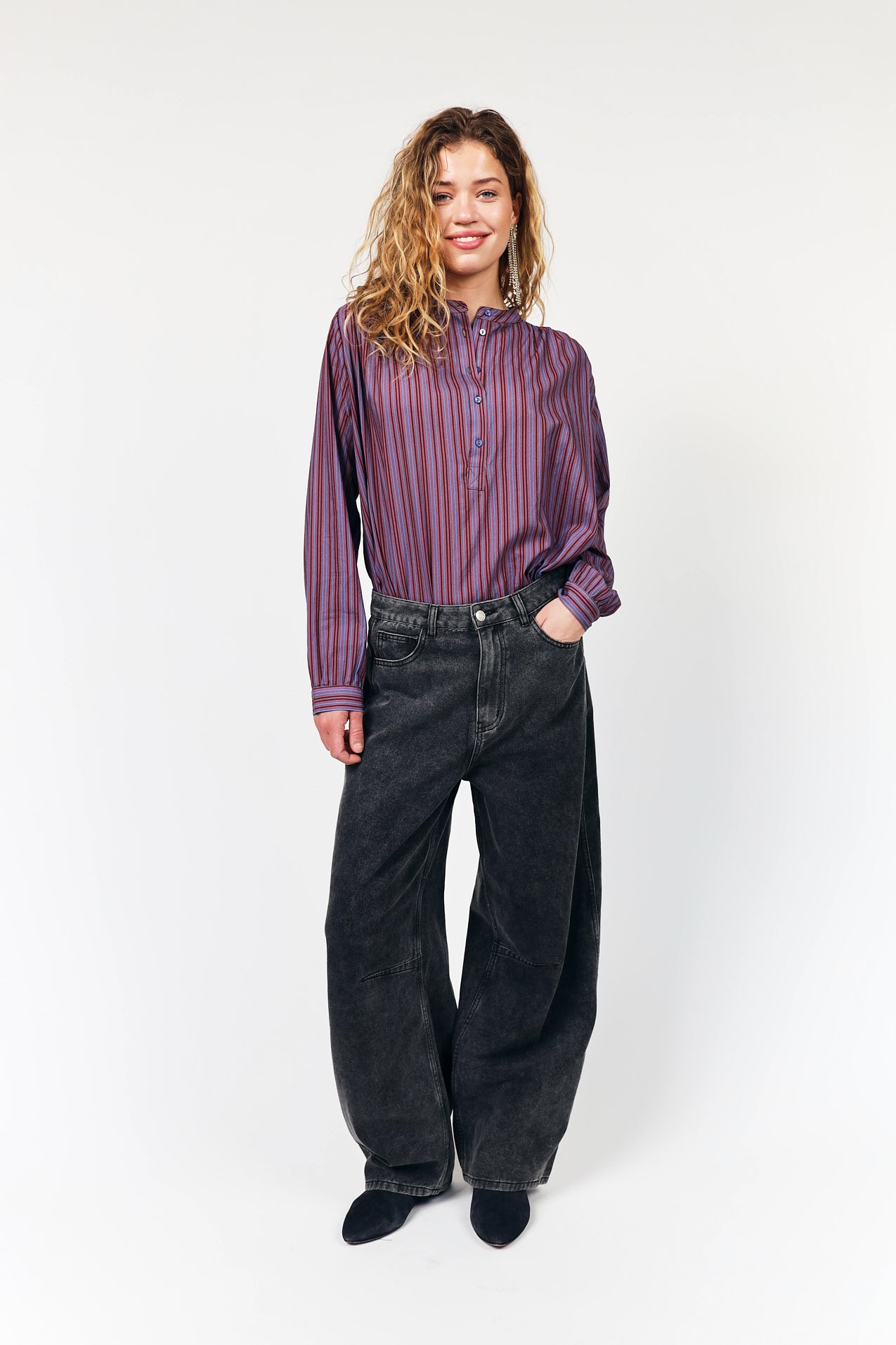Lollys Laundry AvaLL Jeans Pants  18 Washed Black